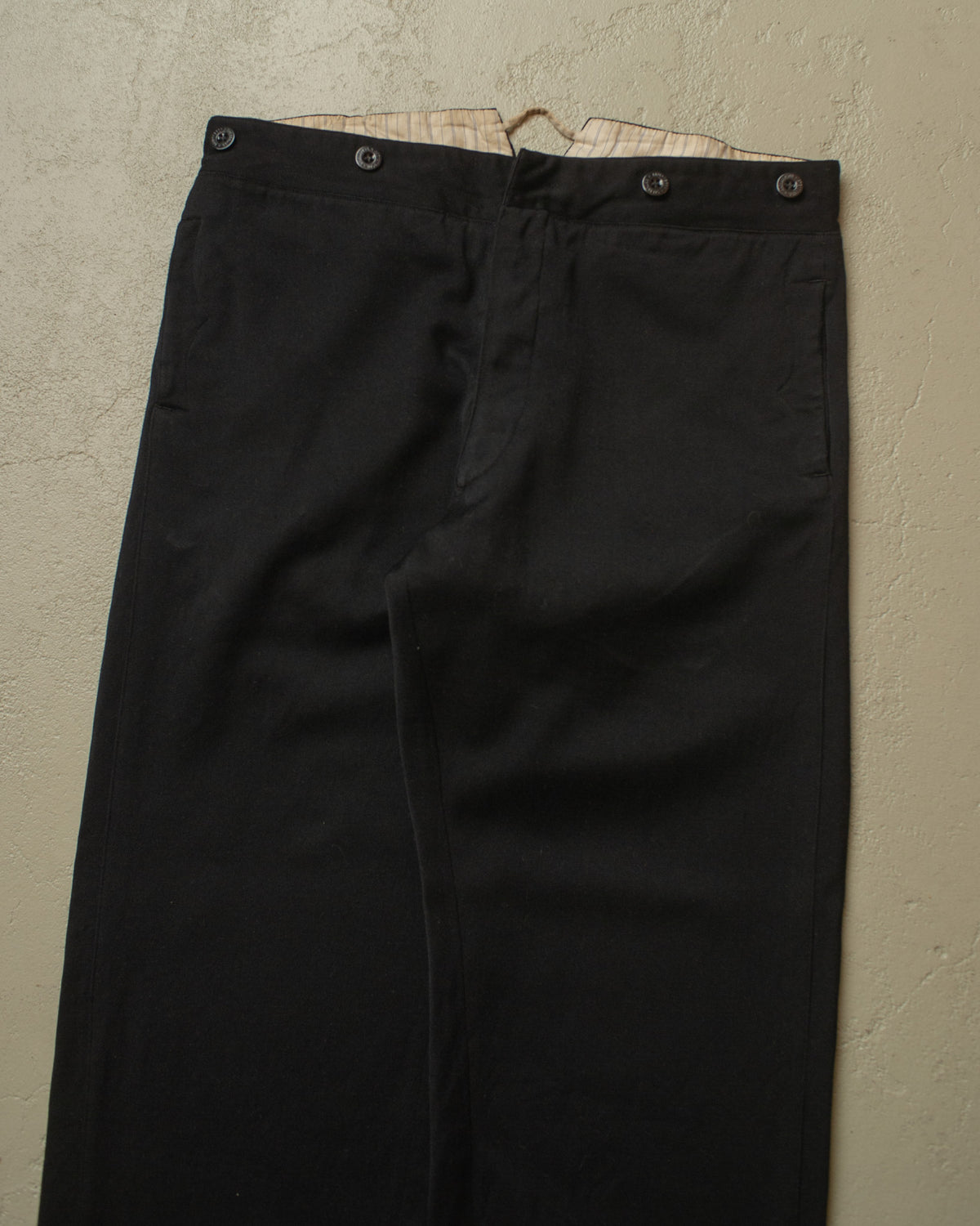 1920s German Wool Suit Pants black - W32 L28