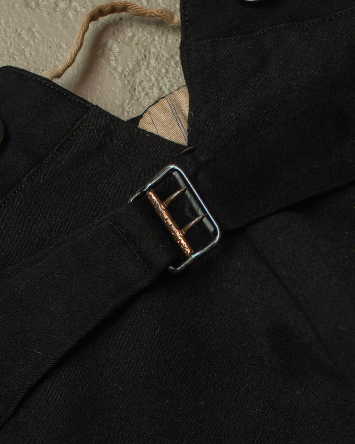 1920s German Wool Suit Pants black - W32 L28