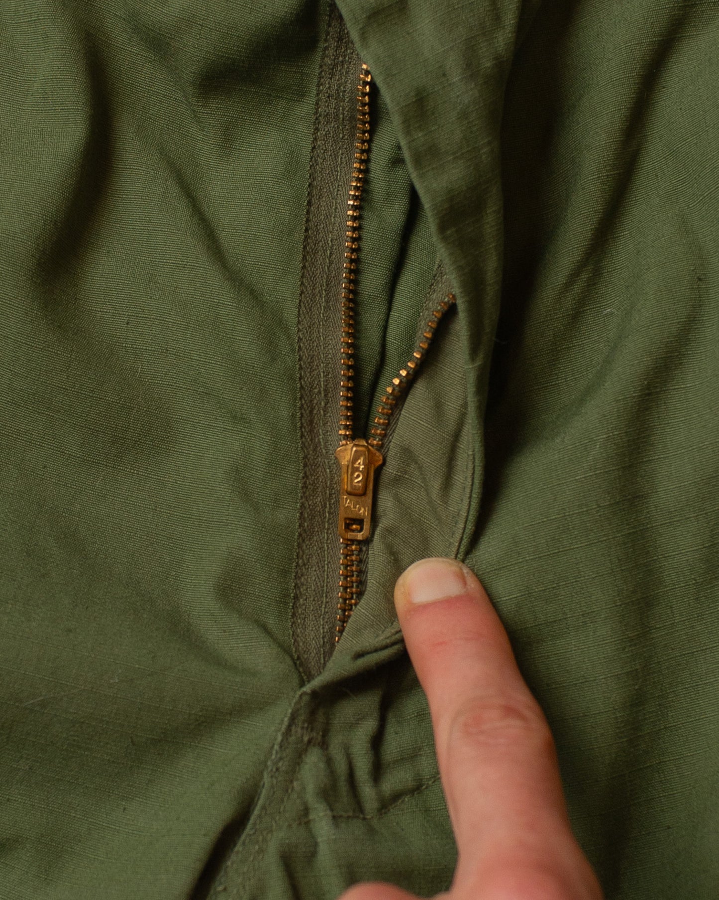 1969 M65 OG-107 Ripstop Pants green - W34 L31