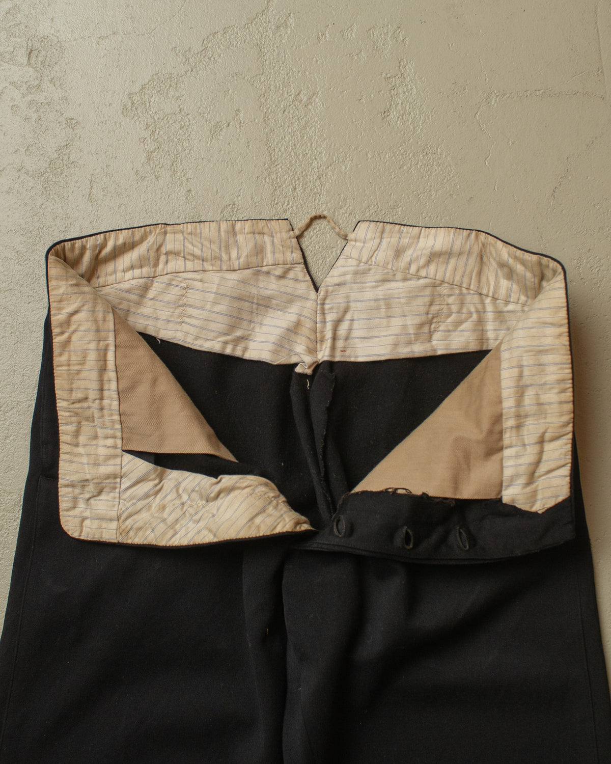 1920s German Wool Suit Pants black - W32 L28