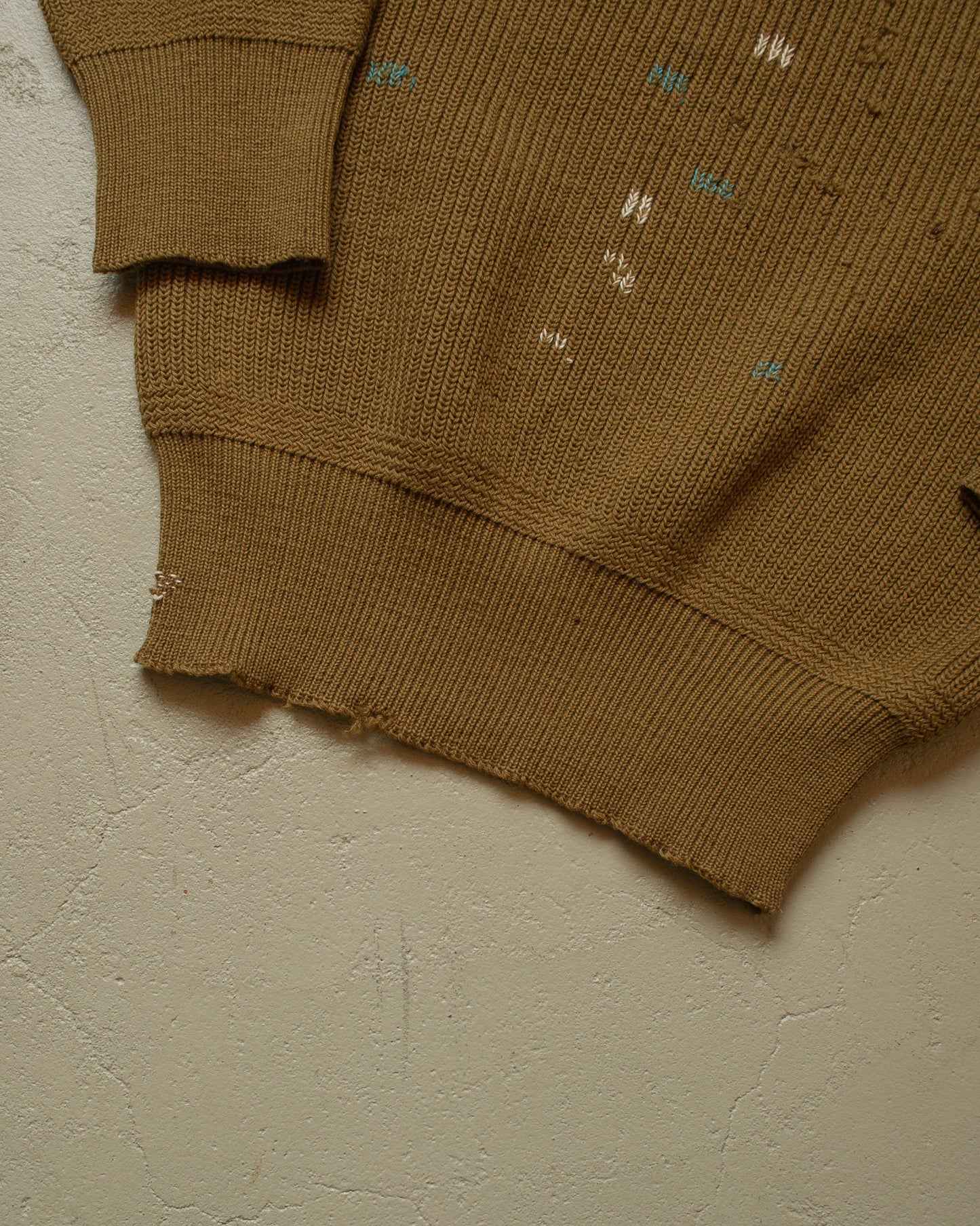 1940s WW2 US Army Air Force Knit khaki - L