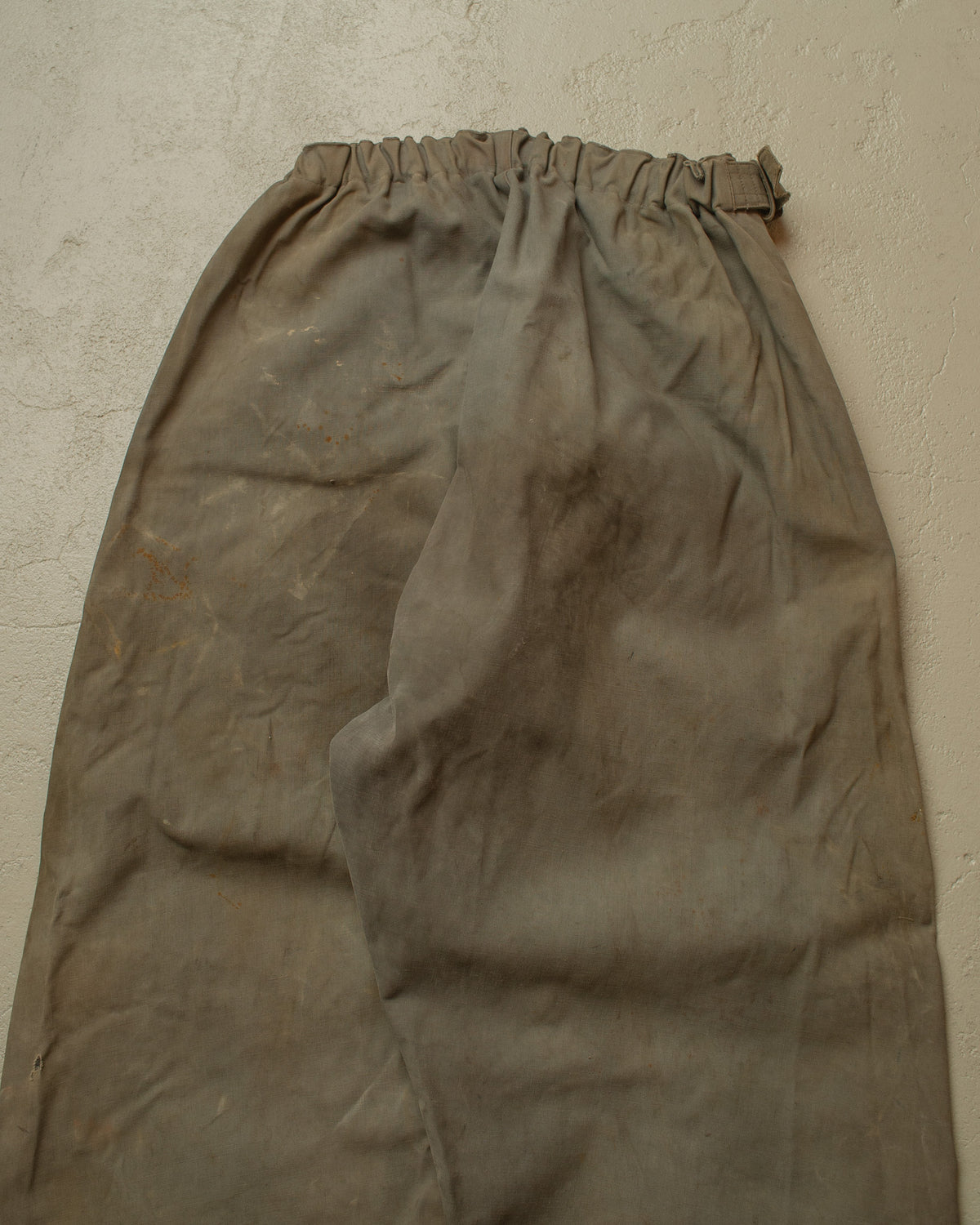 1940s/50s German Poseidon Motorcycle Weather Overpants khaki - L/XL