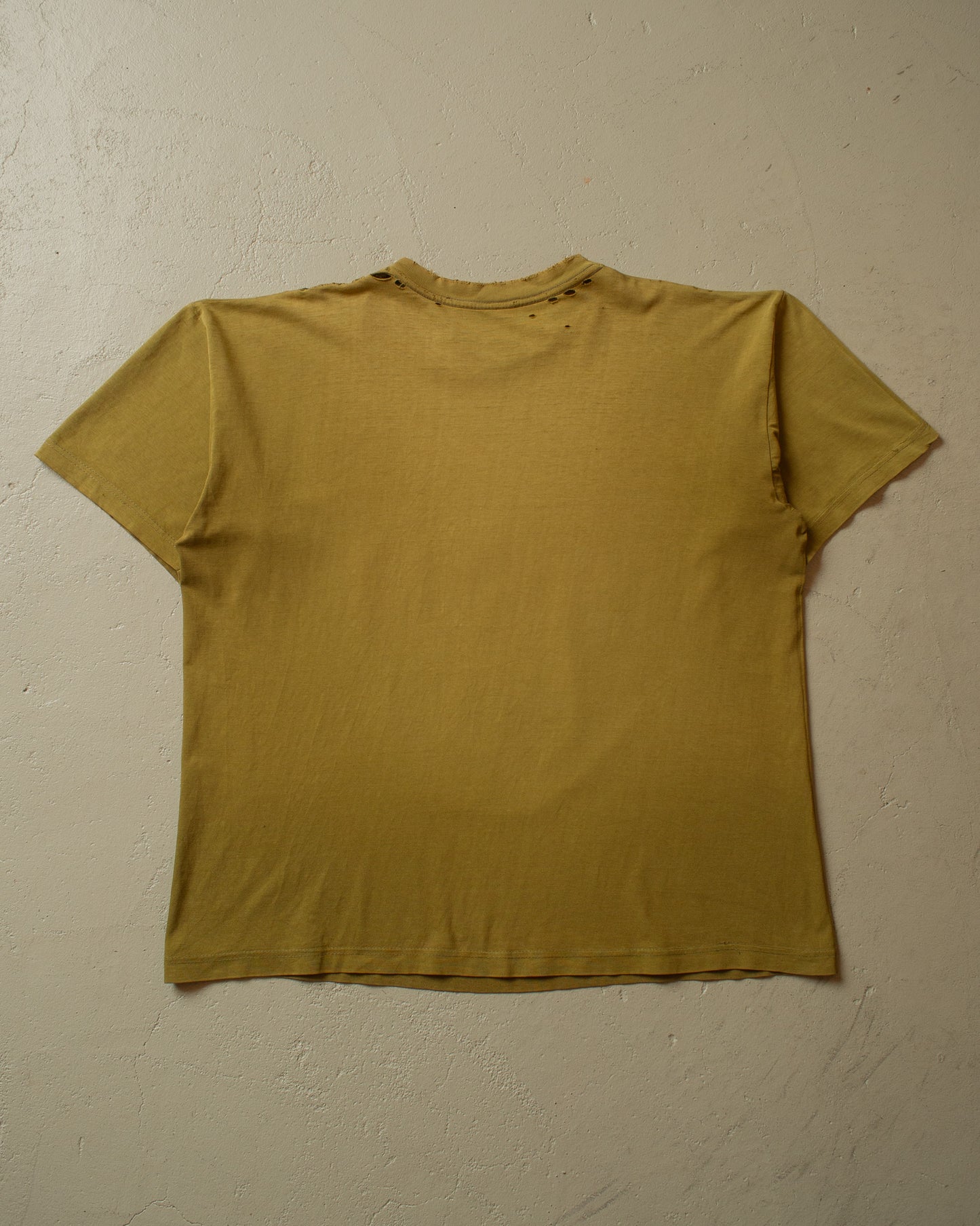 1990s distressed Wildlife T-shirt khaki - L/XL
