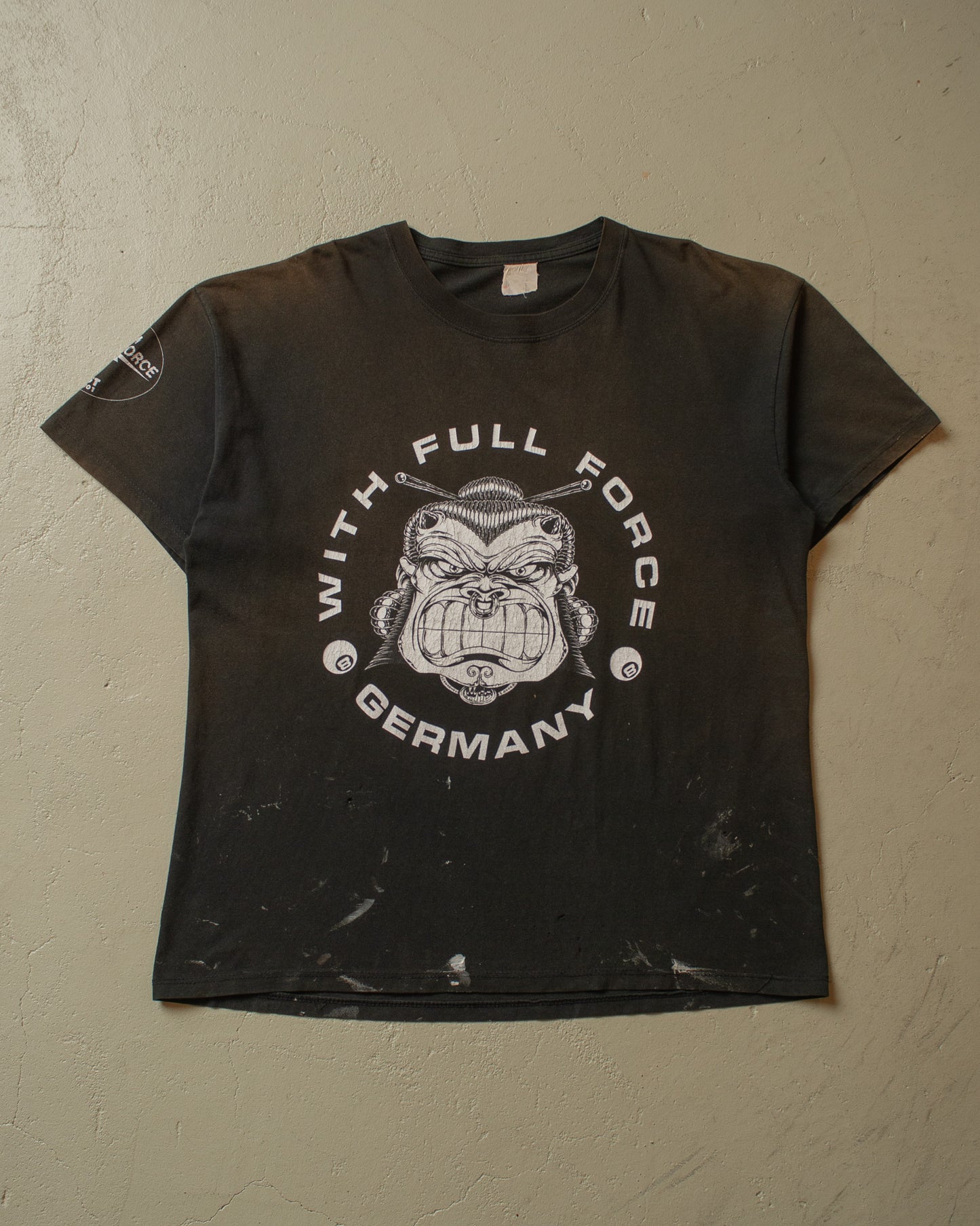 2001 distressed With Full Force Festival T-shirt „Artist Edition“ black - XL/XXL
