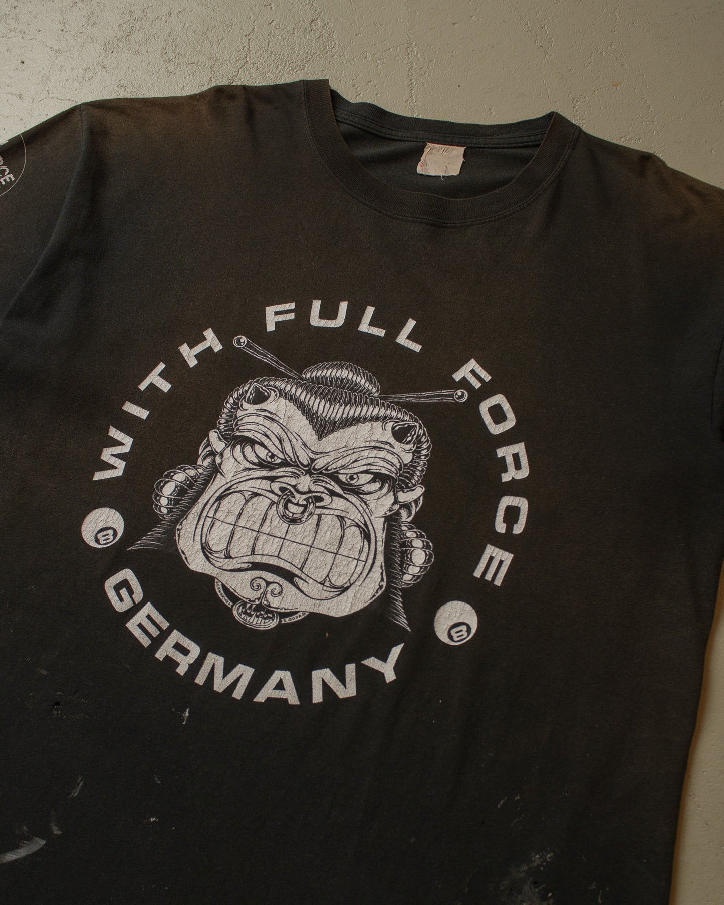 2001 distressed With Full Force Festival T-shirt „Artist Edition“ black - XL/XXL