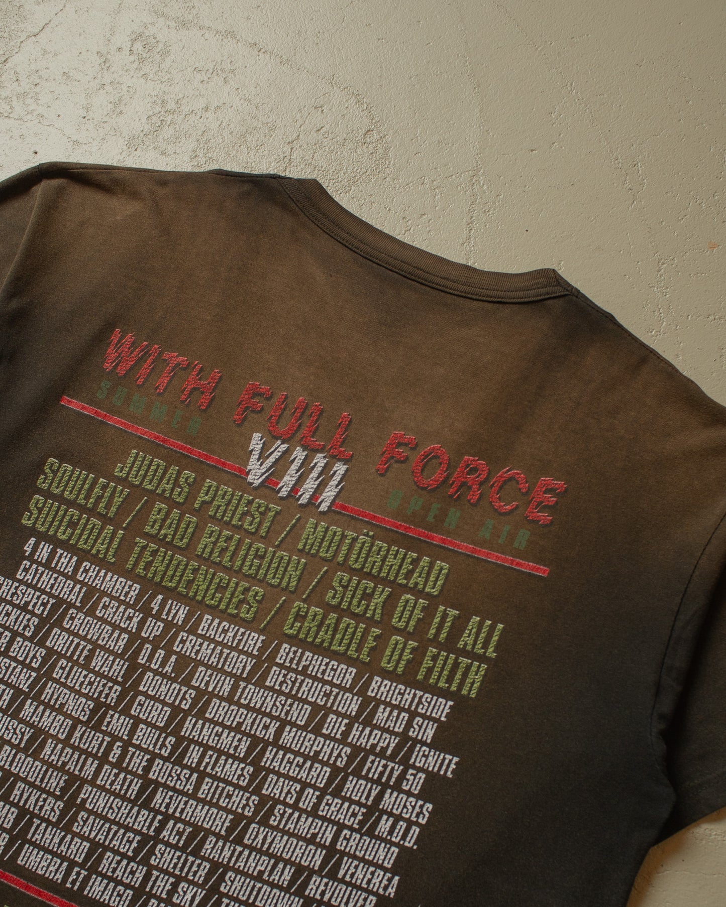 2001 distressed With Full Force Festival T-shirt „Artist Edition“ black - XL/XXL