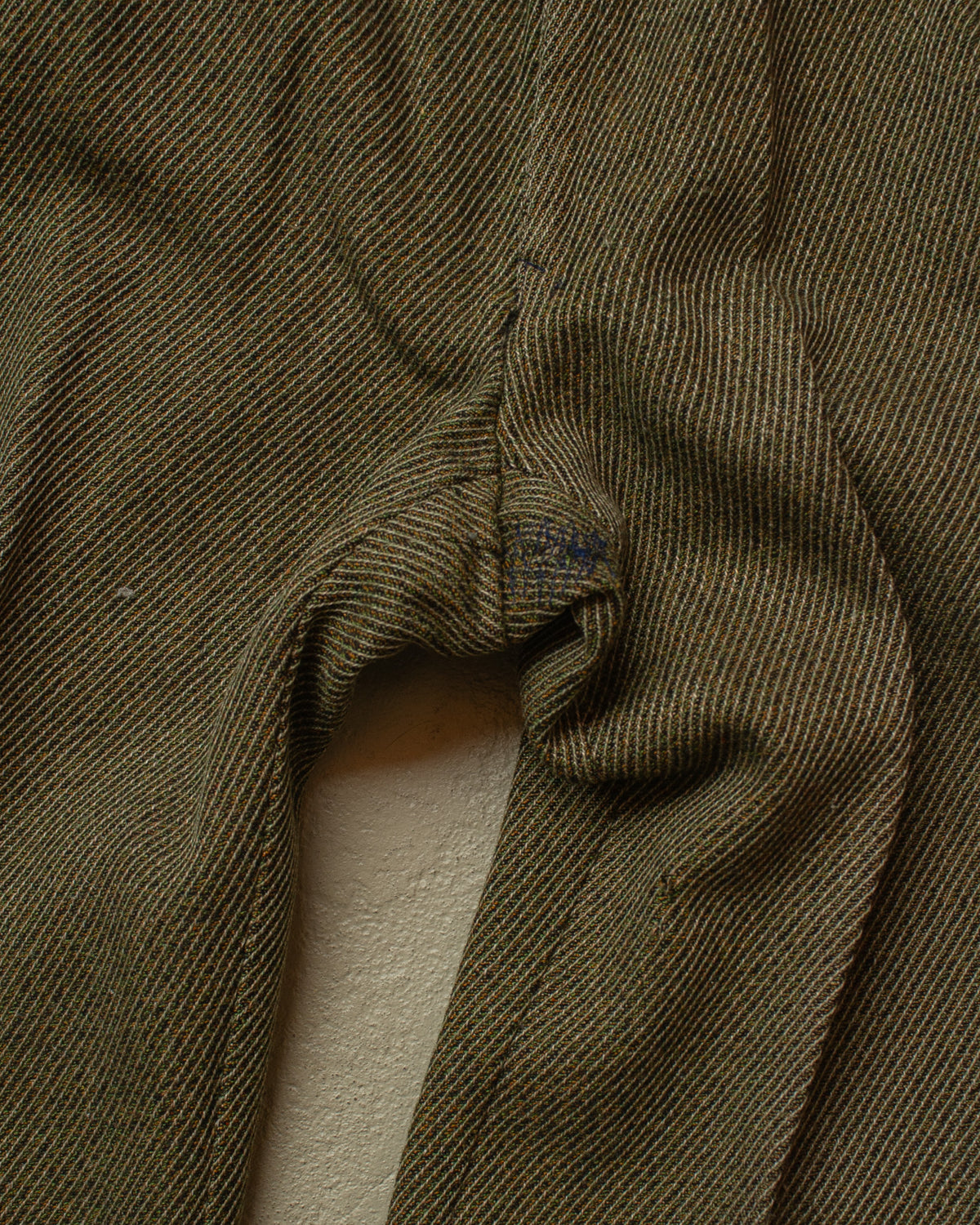 1960s/70s C&A Angelo Litrico Flared Wool Pants green - W30,5 L32,5