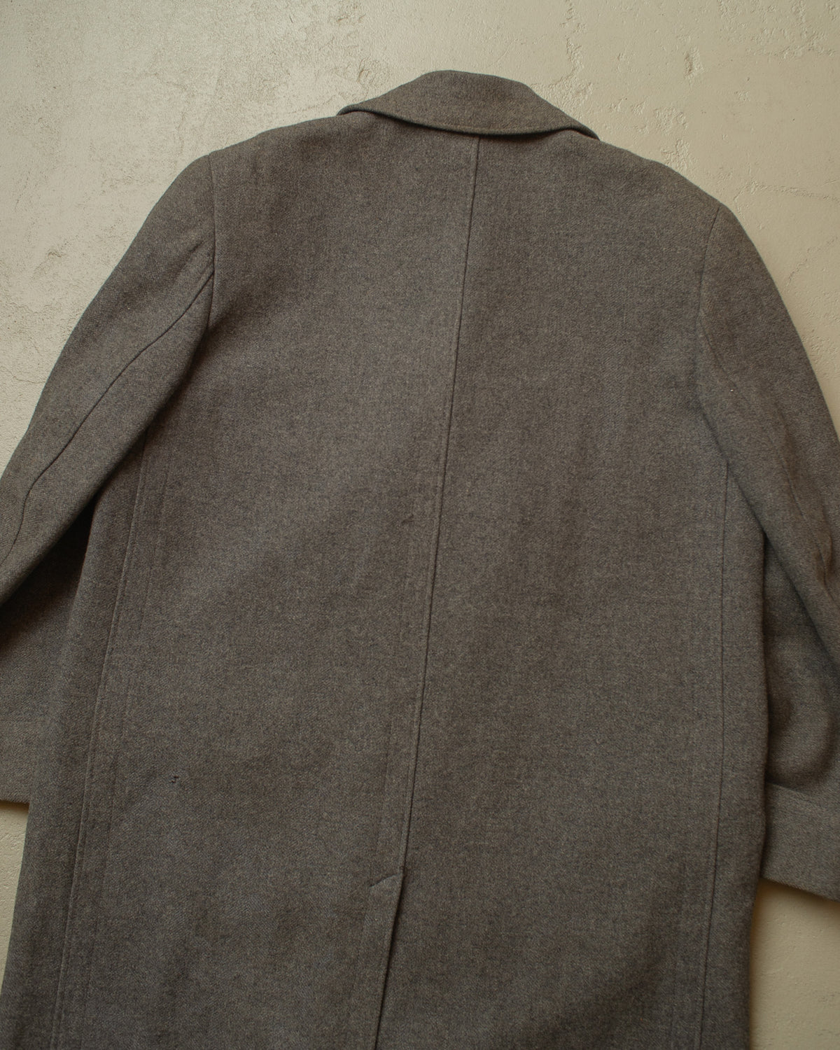 1930s/40s German Double Breasted Wool Overcoat grey - L/XL