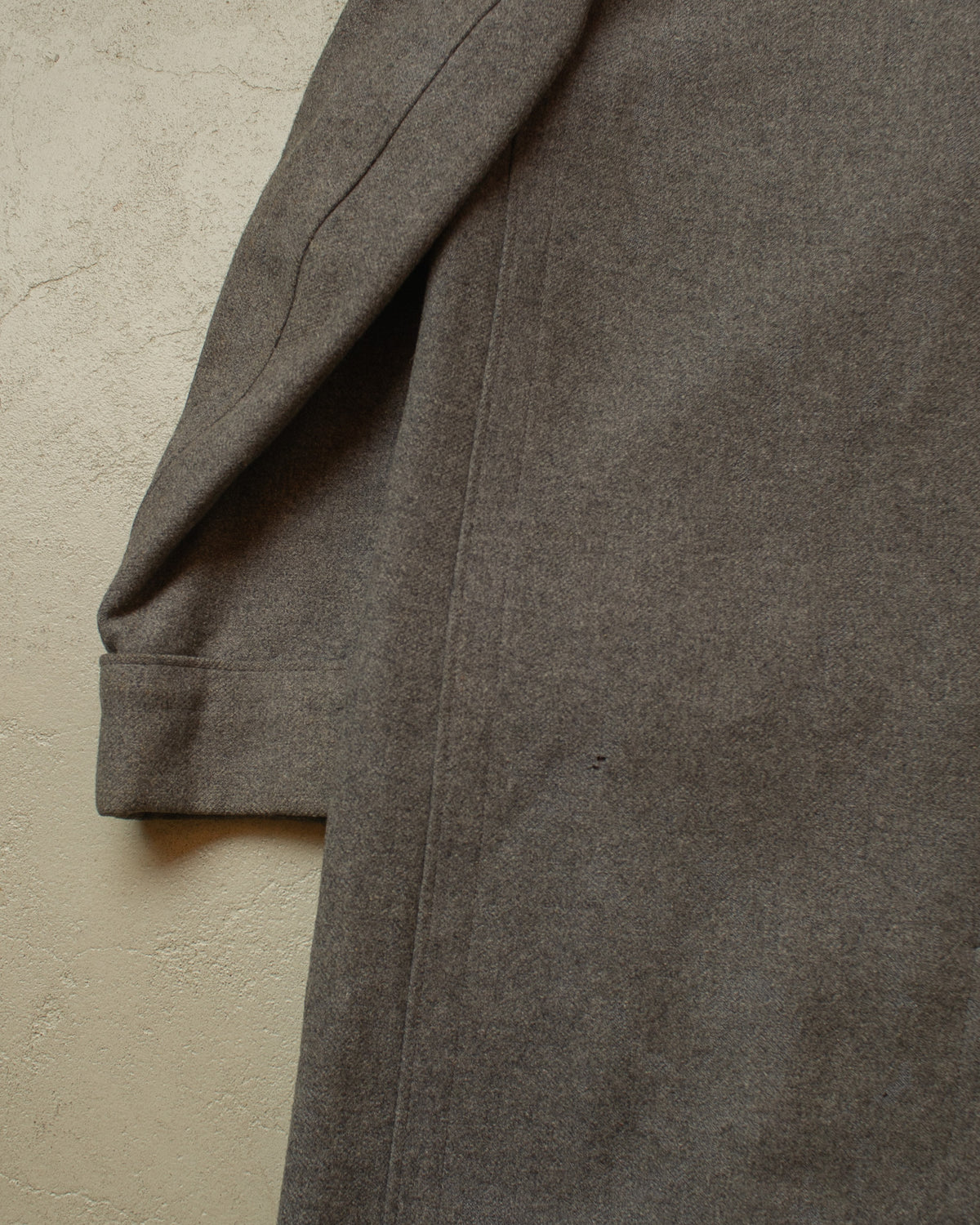 1930s/40s German Double Breasted Wool Overcoat grey - L/XL