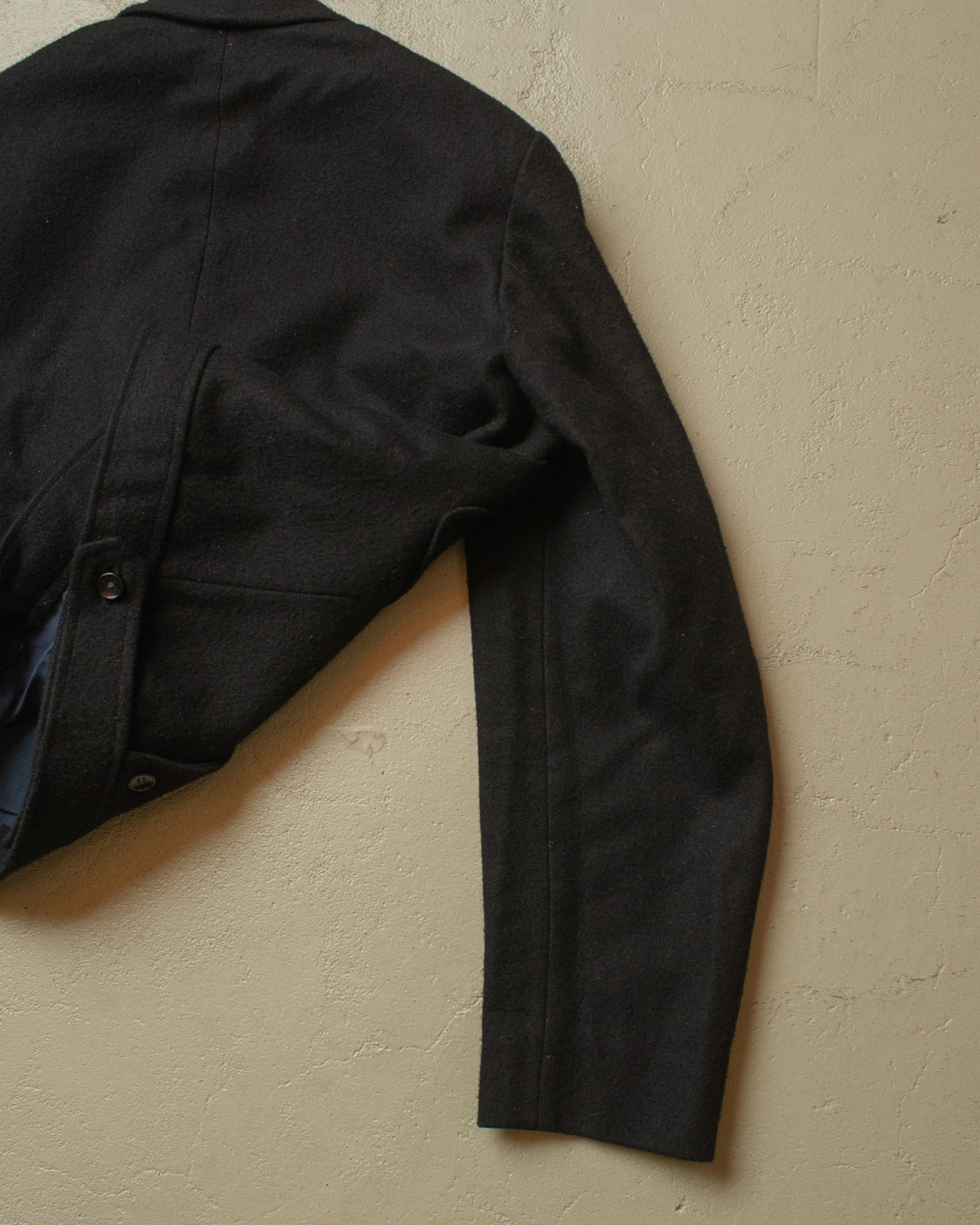 1940s German Wool Ski Suit black - M