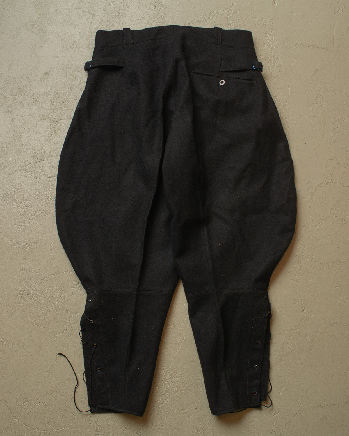 1940s German Wool Ski Suit black - M