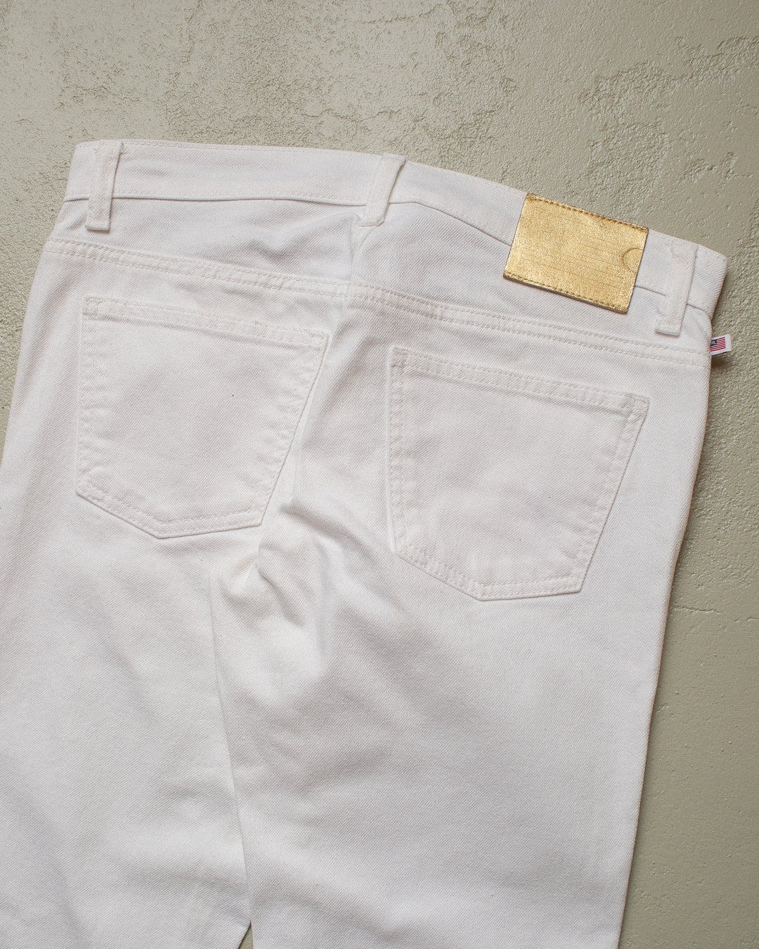 90s Womens Ralph Lauren Flared Jeans white - 4x32