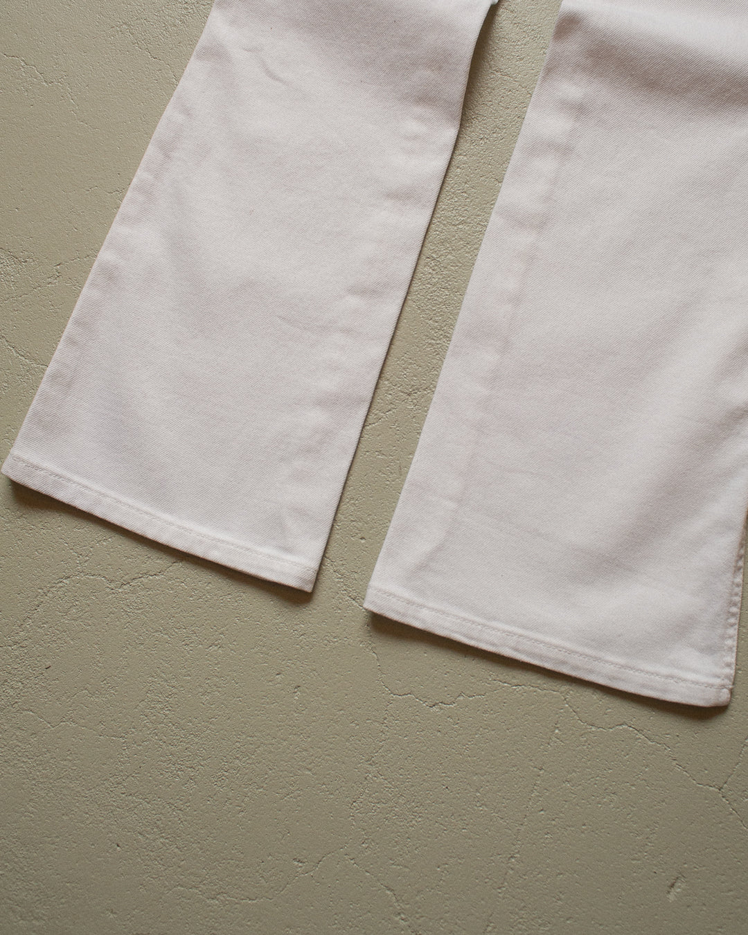 90s Womens Ralph Lauren Flared Jeans white - 4x32