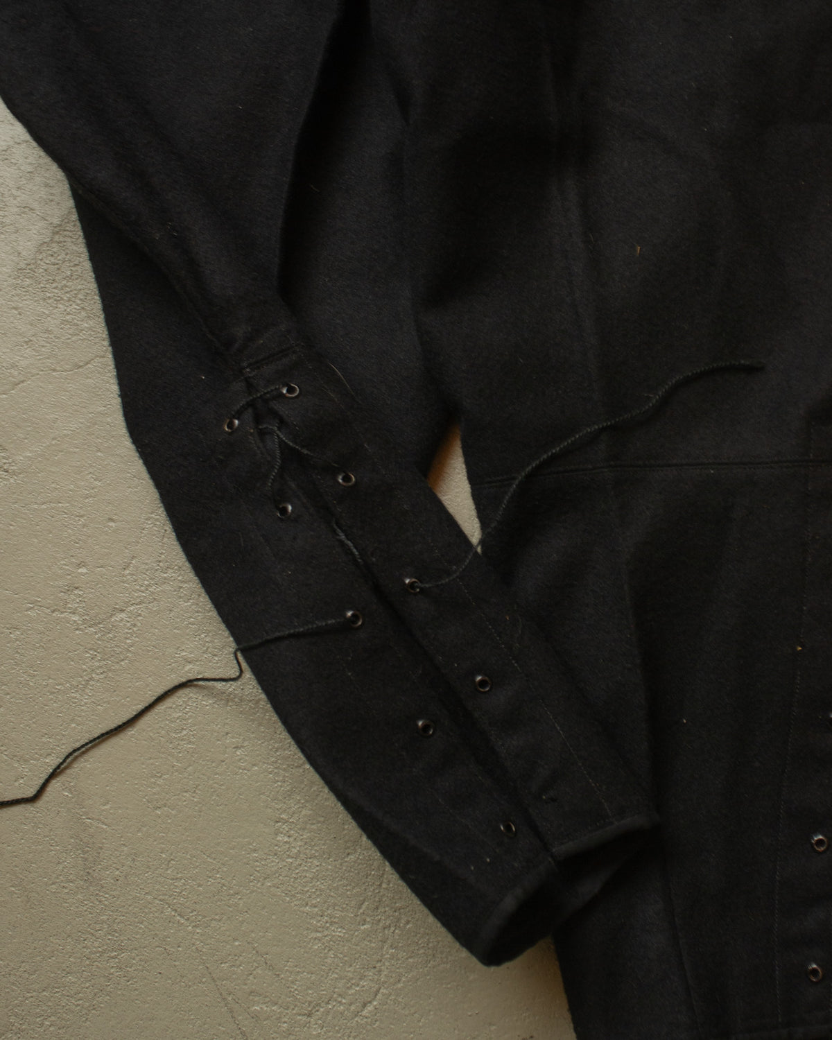 1940s German Wool Ski Suit black - M