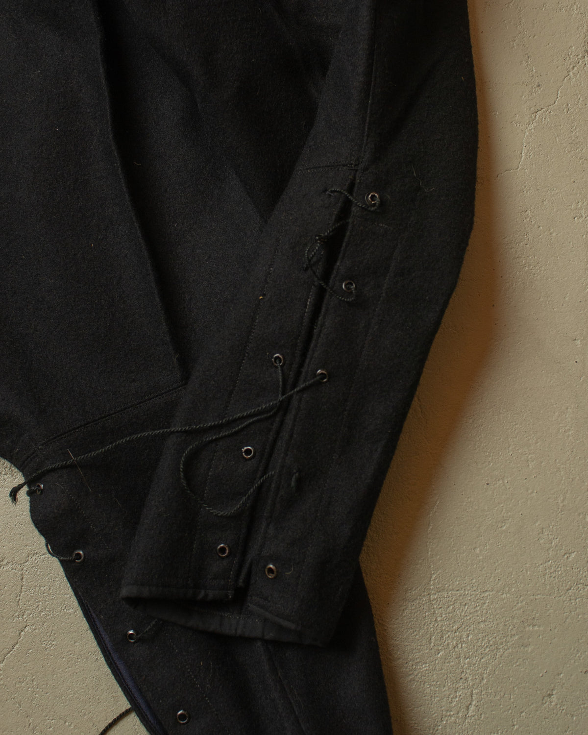 1940s German Wool Ski Suit black - M
