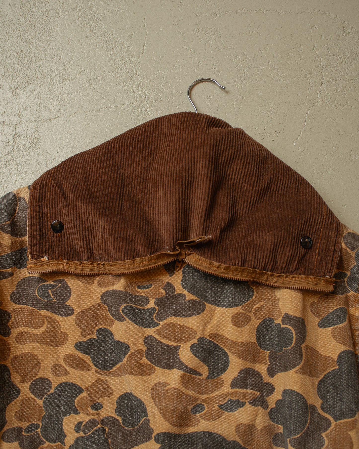 1970s/80s Duck Camo Hunting Jacket - L