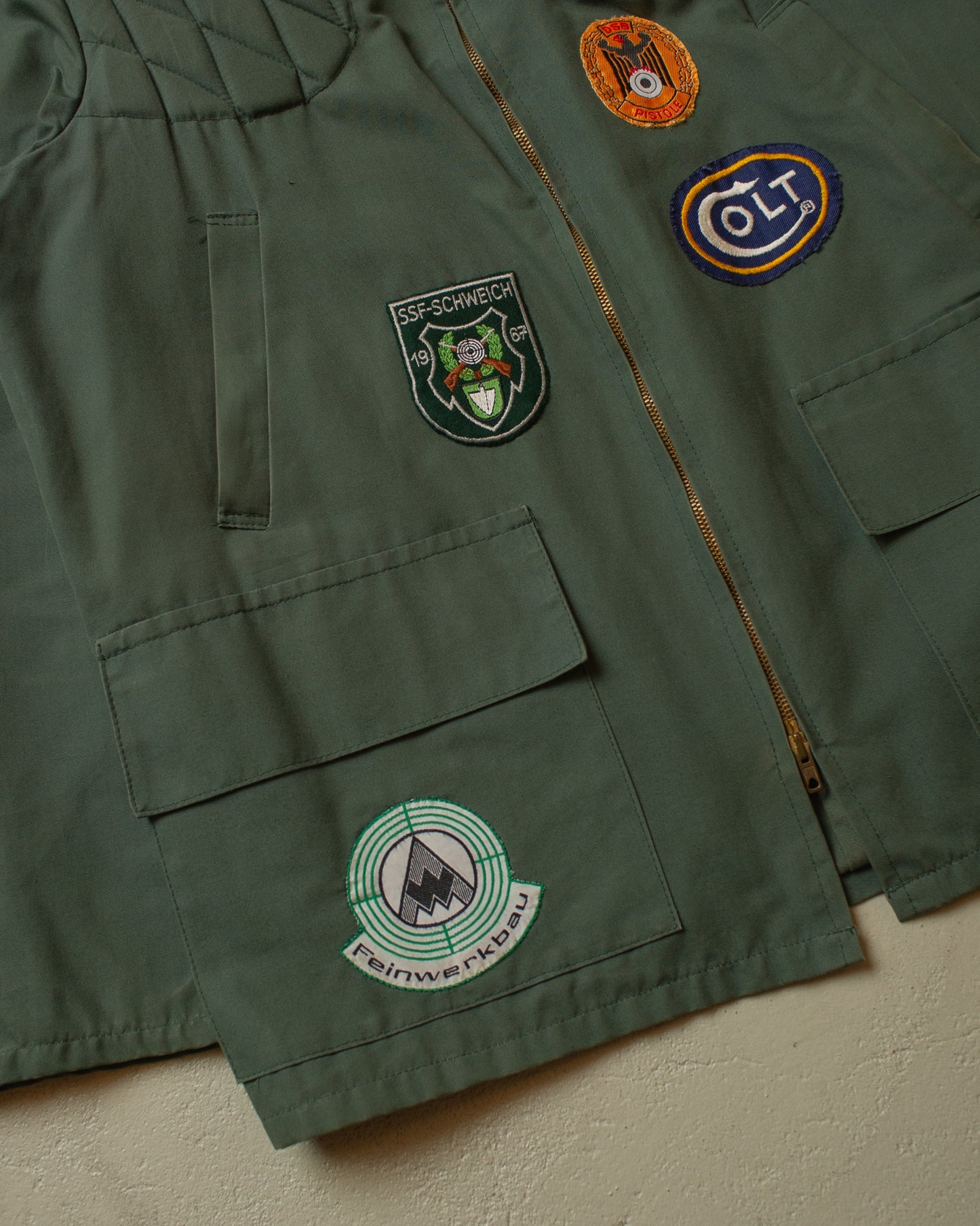 1960s/70s French Hunting Jacket green - L/XL