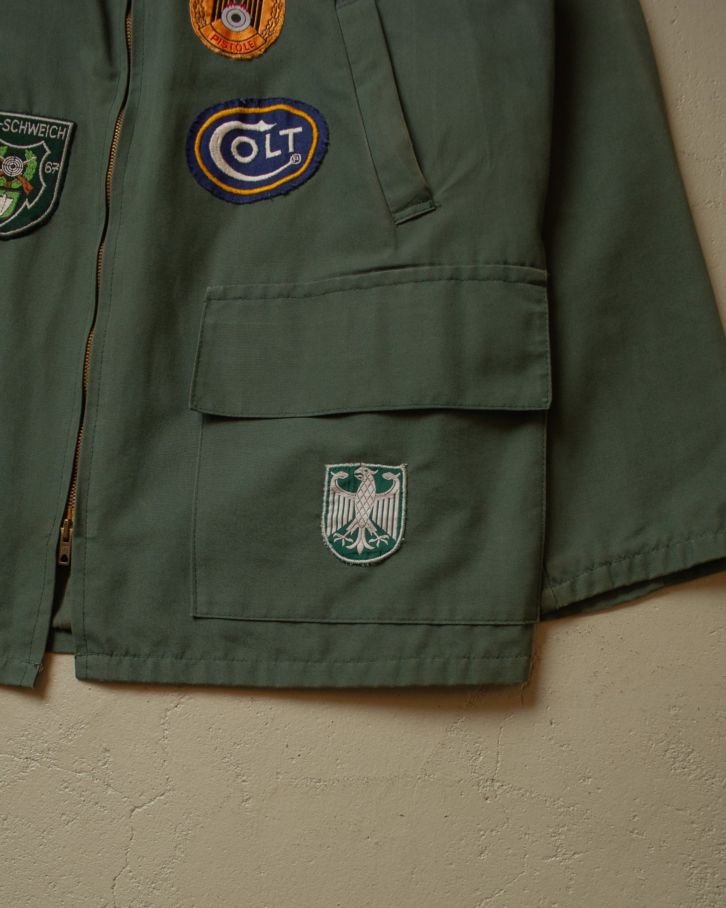 1960s/70s French Hunting Jacket green - L/XL