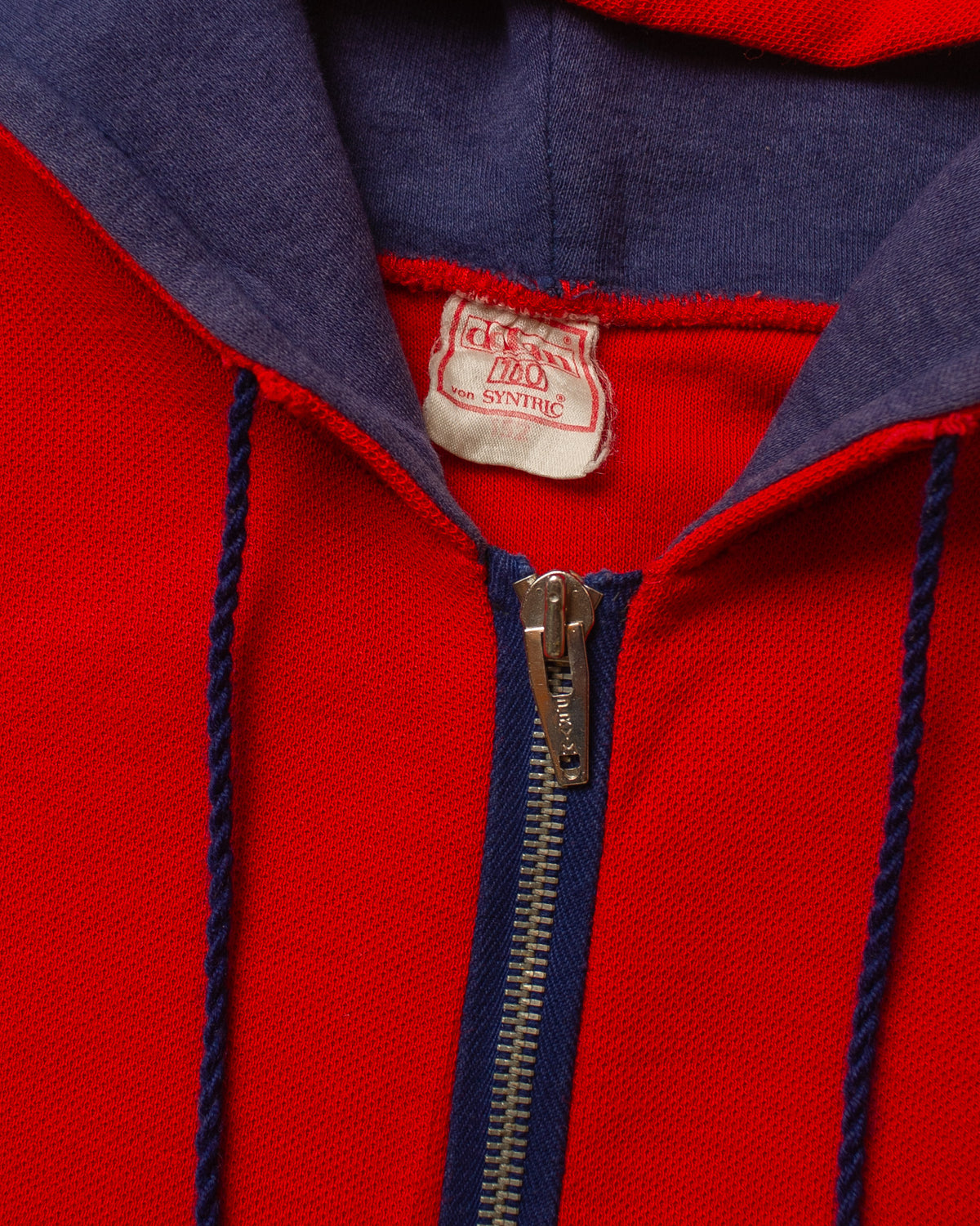 1960s German Womens Sports Hoodie red - XS