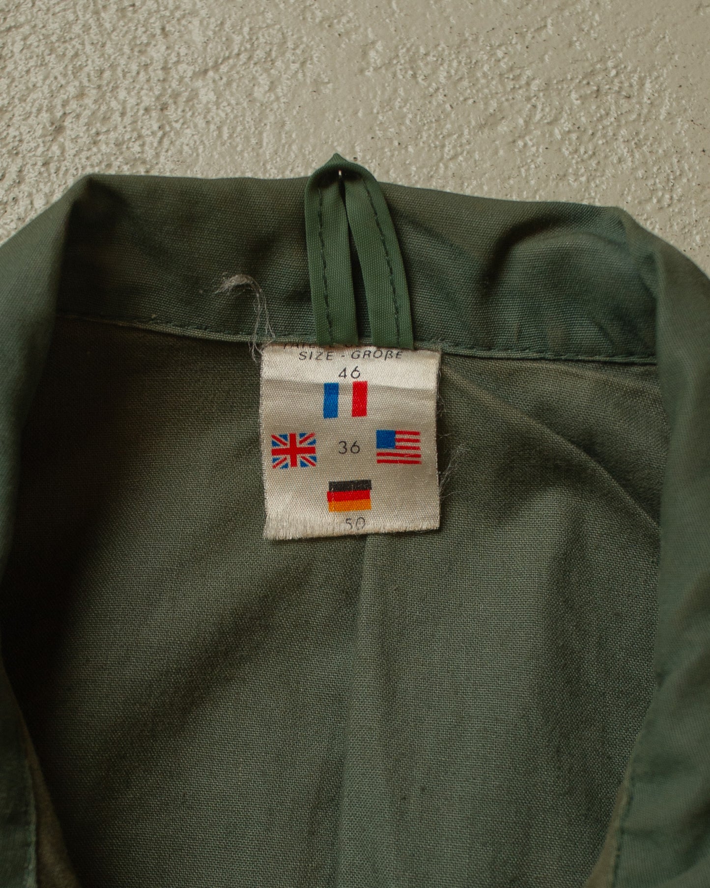 1960s/70s French Hunting Jacket green - L/XL