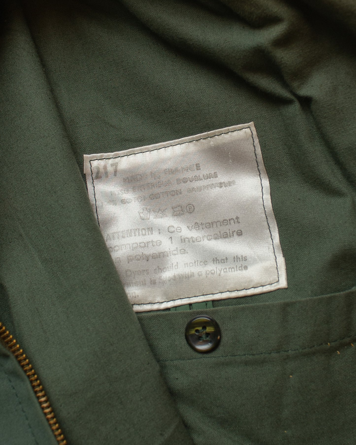 1960s/70s French Hunting Jacket green - L/XL