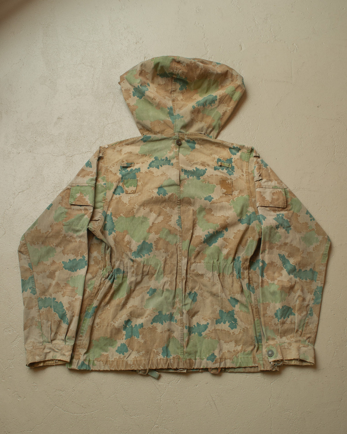 1963 East German DDR Faded "Blumentarn" Field Jacket - L/XL