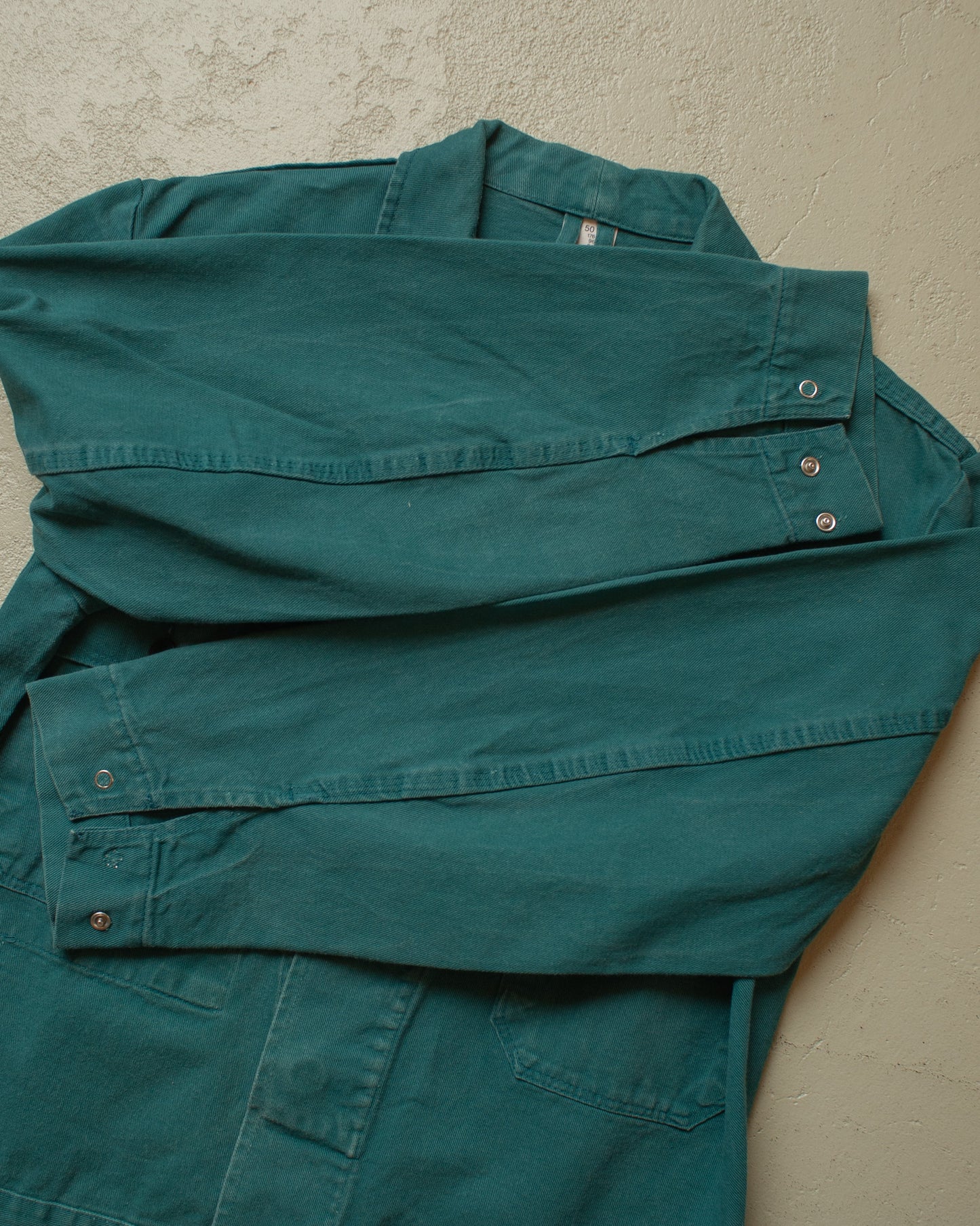 1980s/90s Rofa Work Jacket turquoise - L