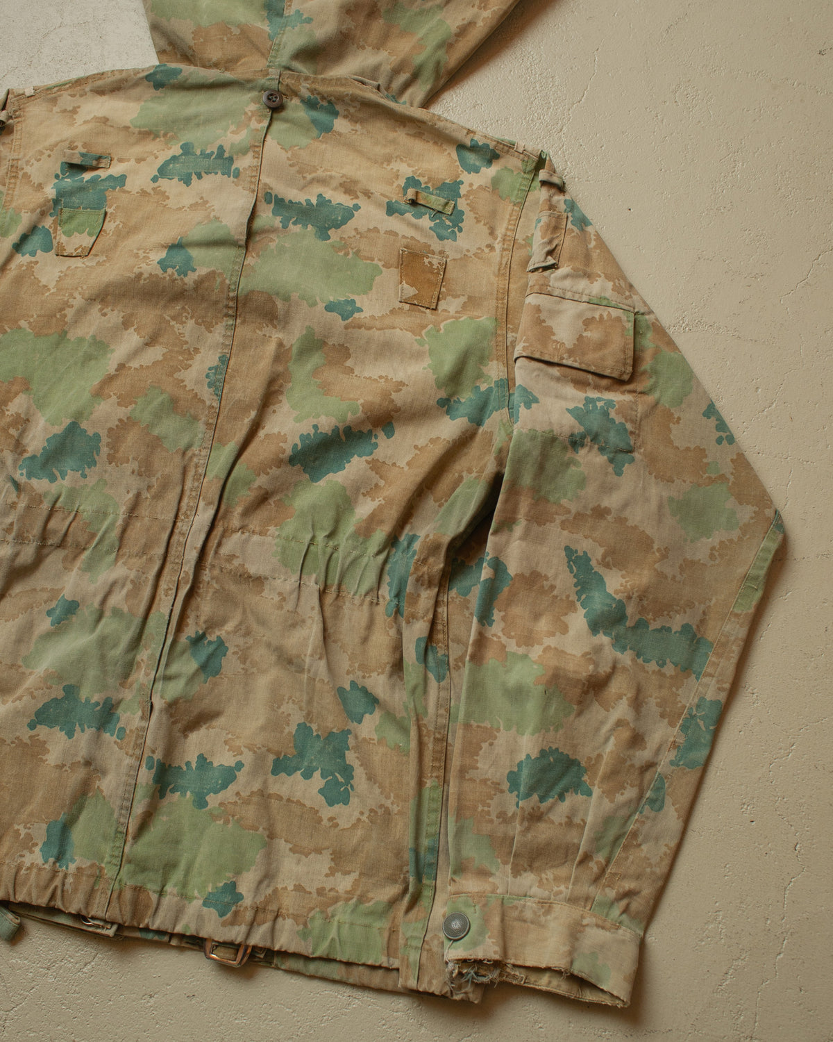 1963 East German DDR Faded "Blumentarn" Field Jacket - L/XL