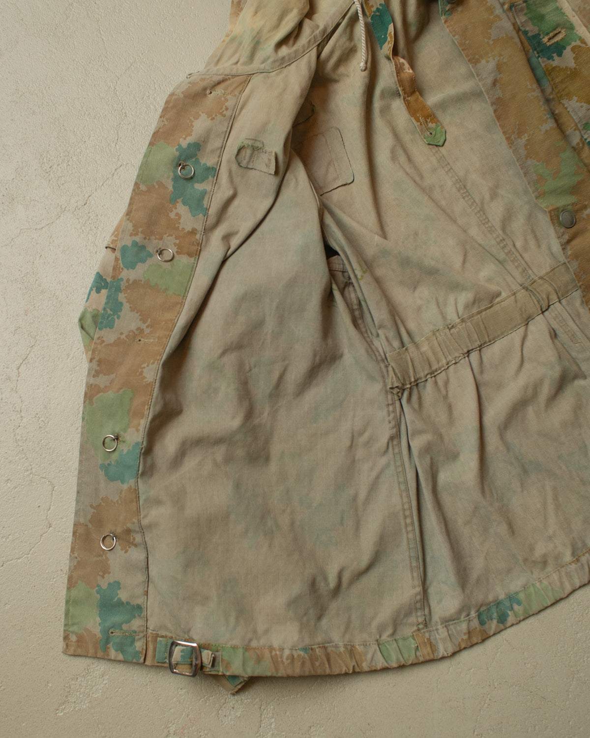 1963 East German DDR Faded "Blumentarn" Field Jacket - L/XL