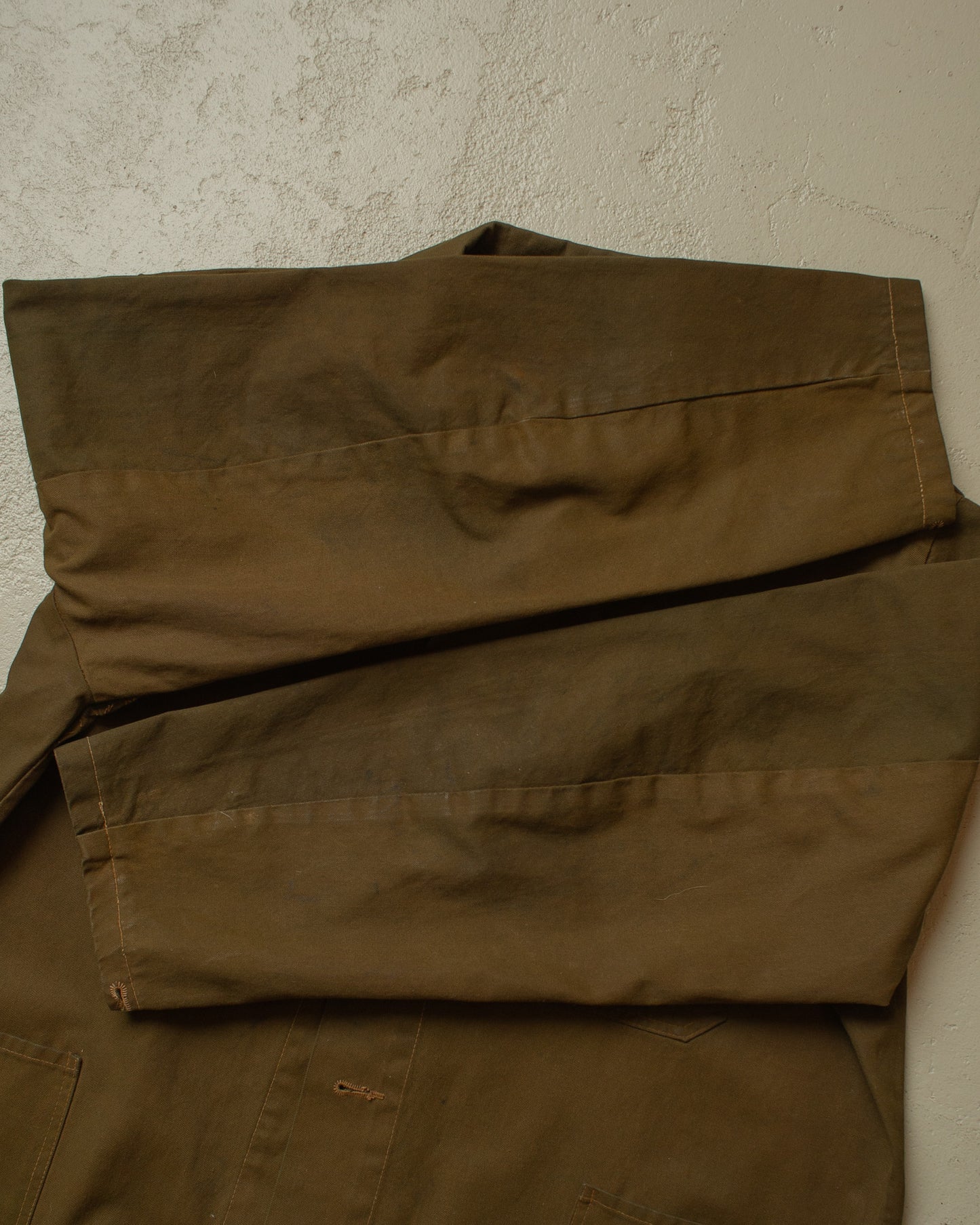 1950s/60s Mechanic Work Jacket brown - XL