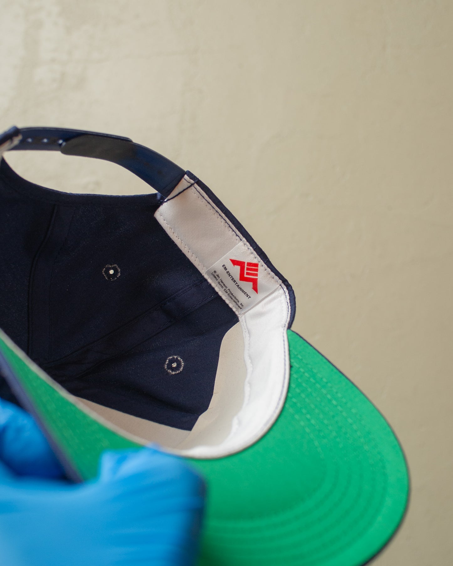 1990s unworn Bert Snapback navyblue