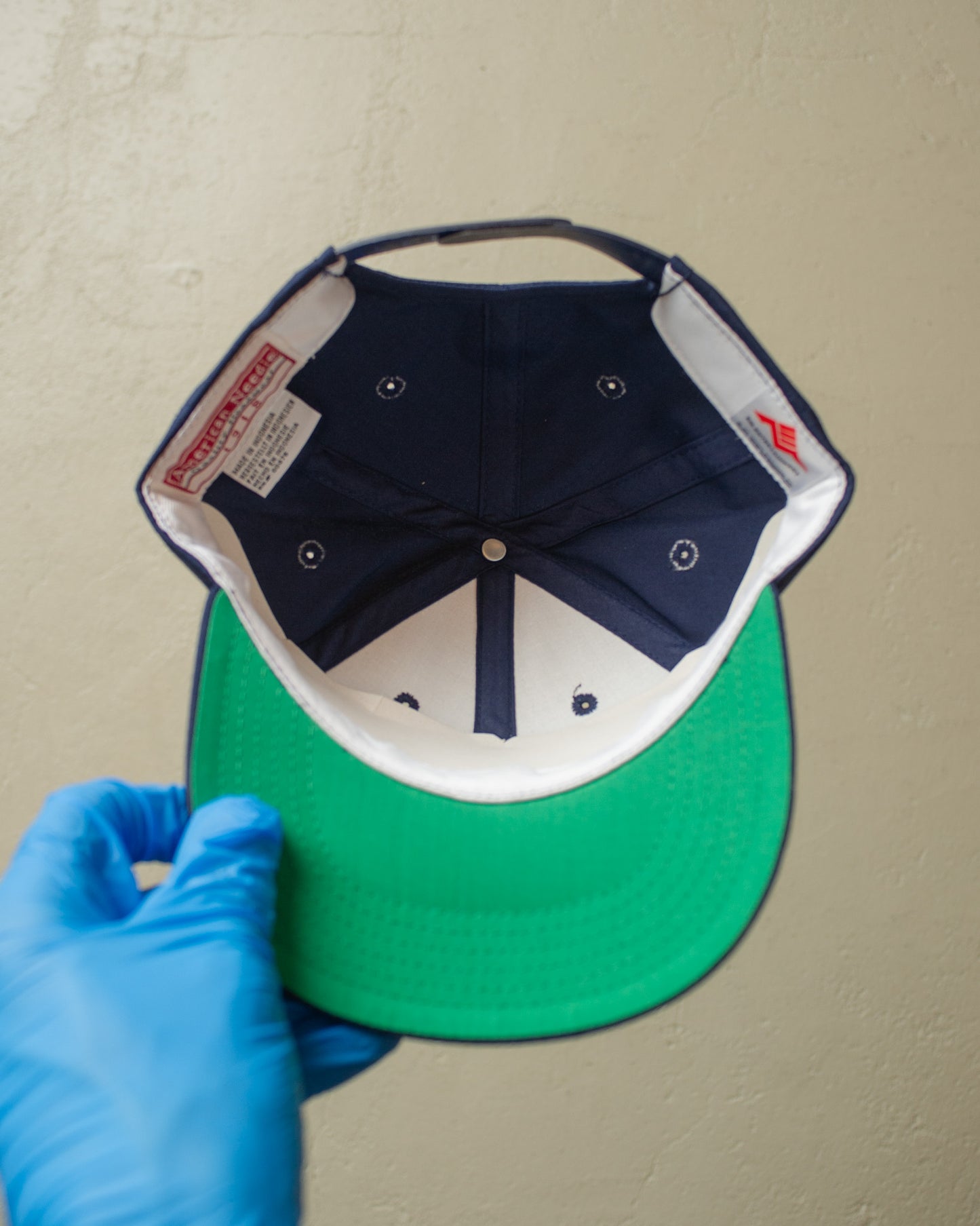 1990s unworn Bert Snapback navyblue