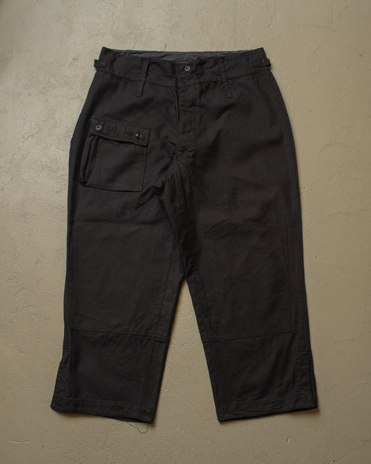 1970s Soviet Army Tank Overpants black - W36 L25,5