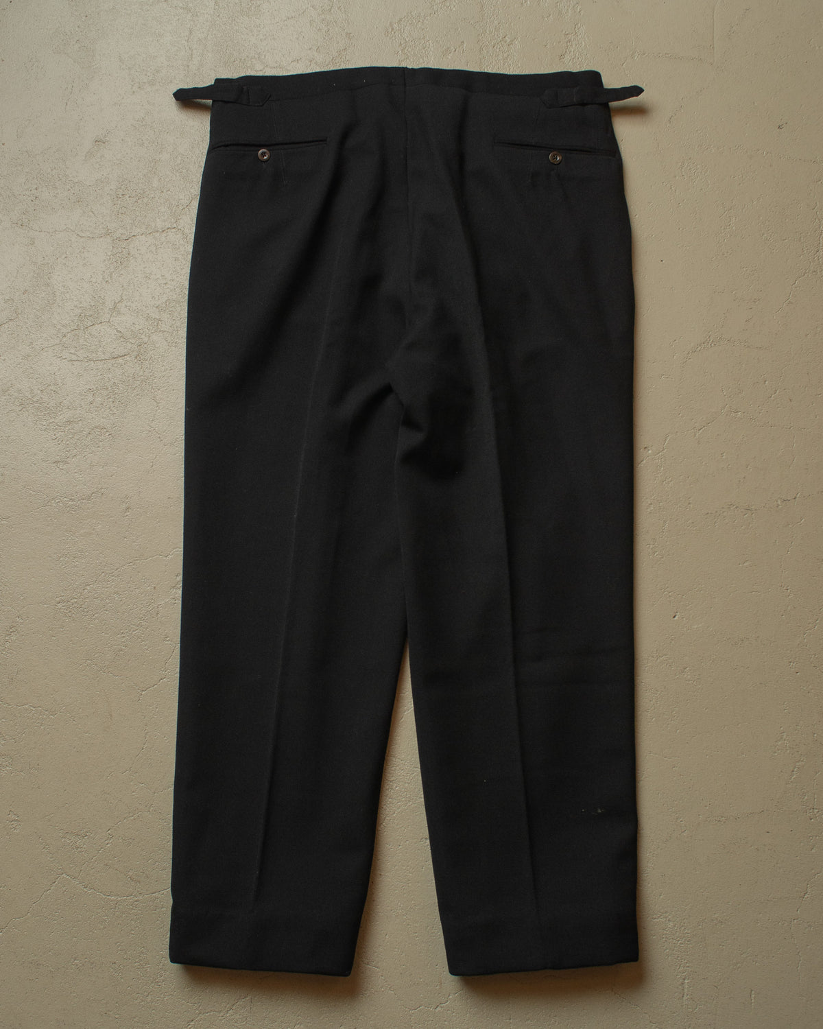 1950 dated German Wool Suit Pants black - W37 L27,5