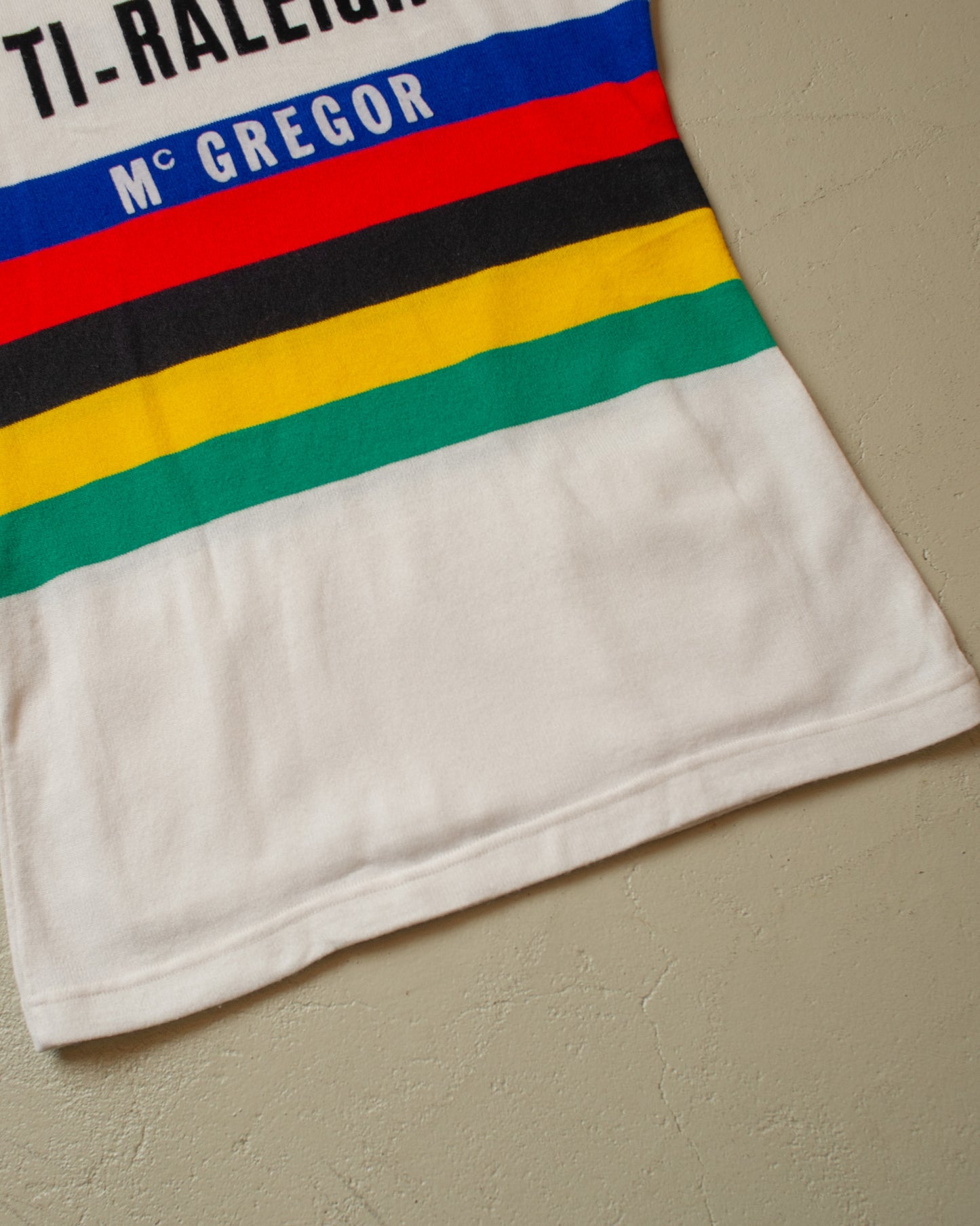 1970s/80s Multi Color Cycling Jersey - L/XL
