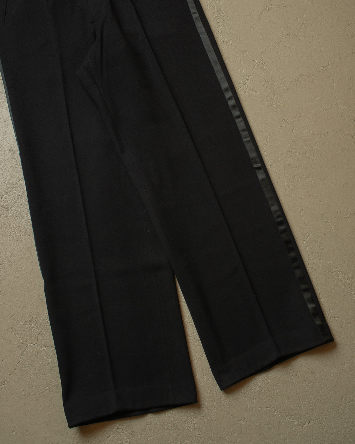 1940s/50s German Wool Suit Pants black - W37 L31