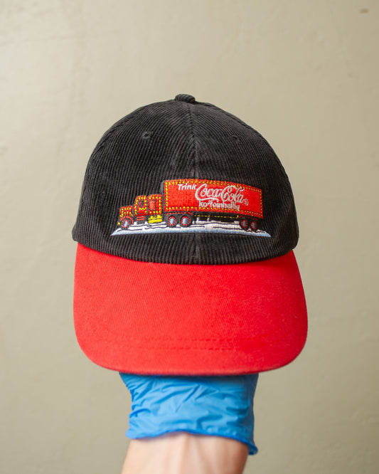 1999 Coca-Cola Truck Corduroy Strapback black/red
