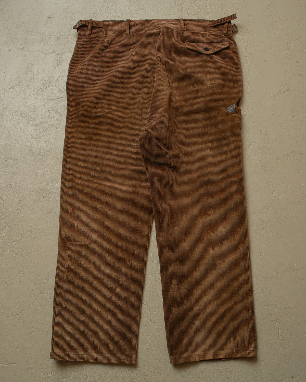 1960s German Corduroy Work Pants brown - W37 L27