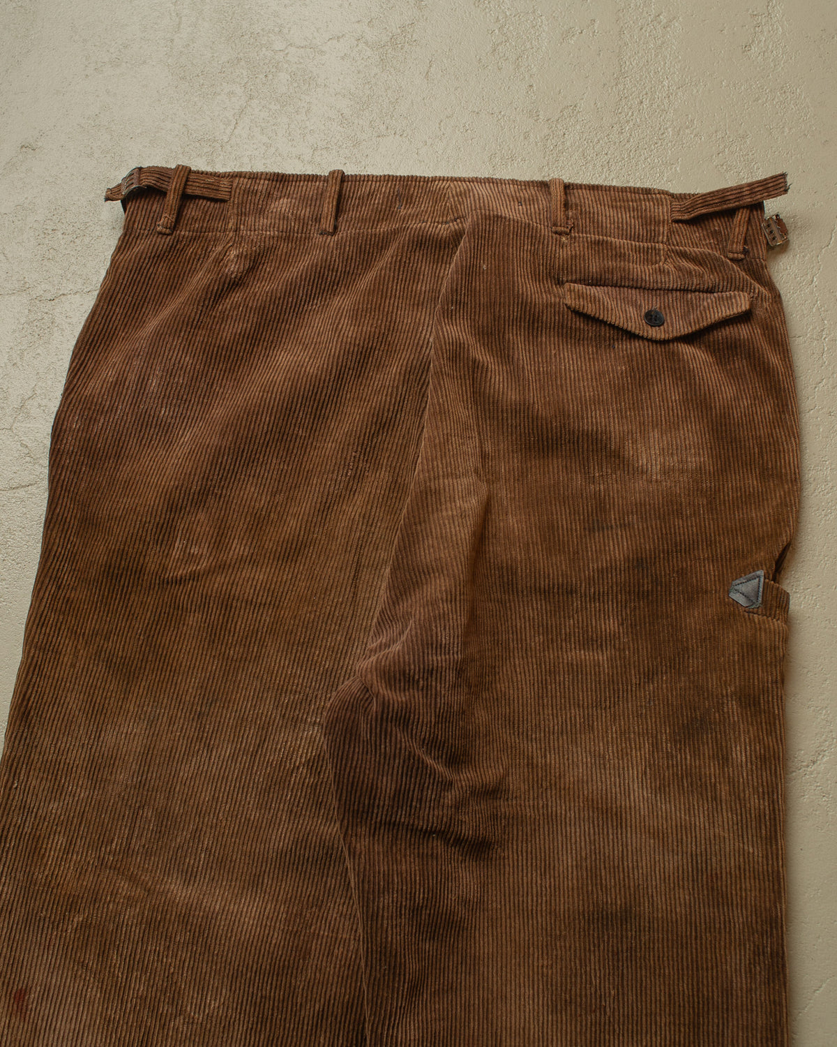 1960s German Corduroy Work Pants brown - W37 L27