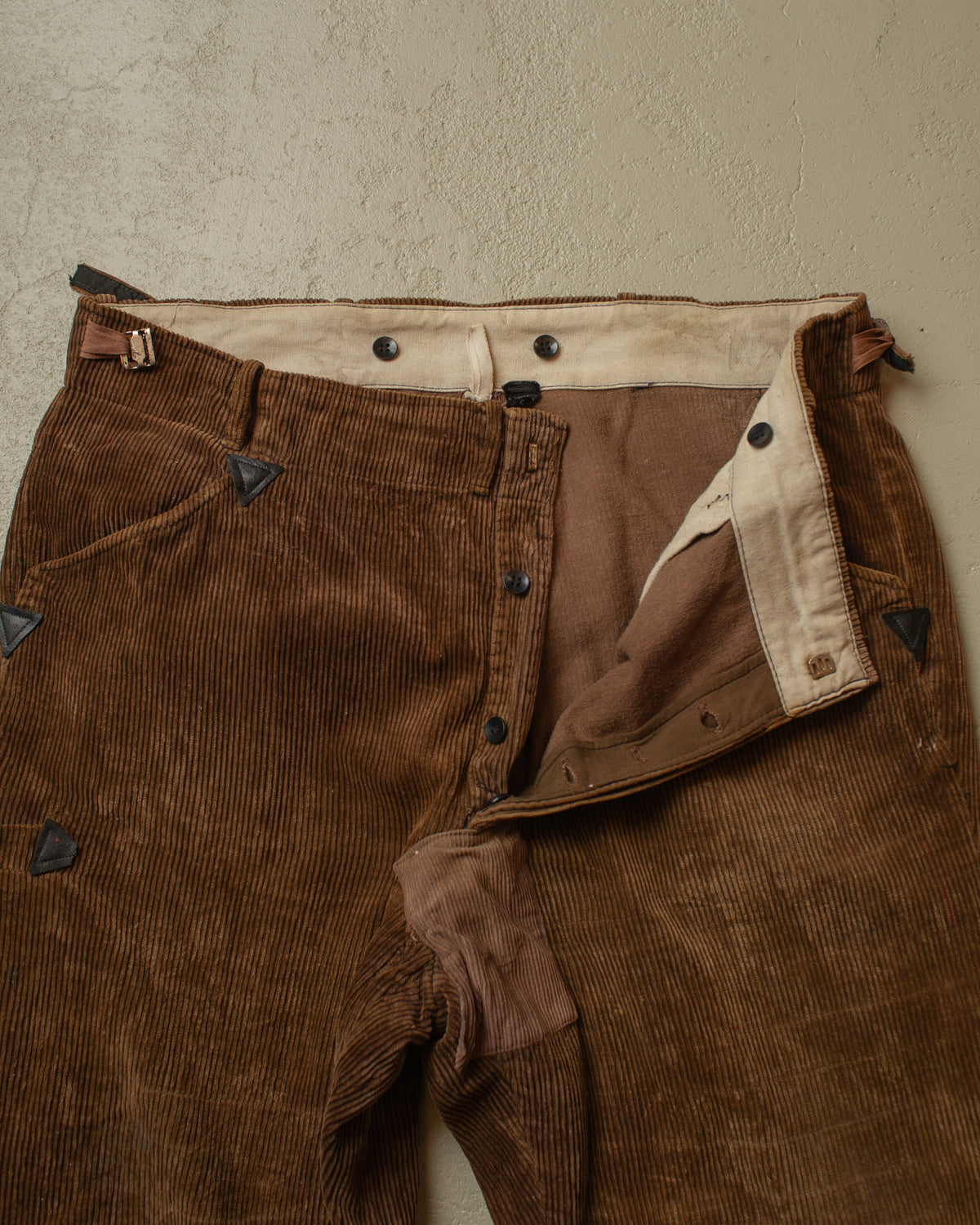 1960s German Corduroy Work Pants brown - W37 L27