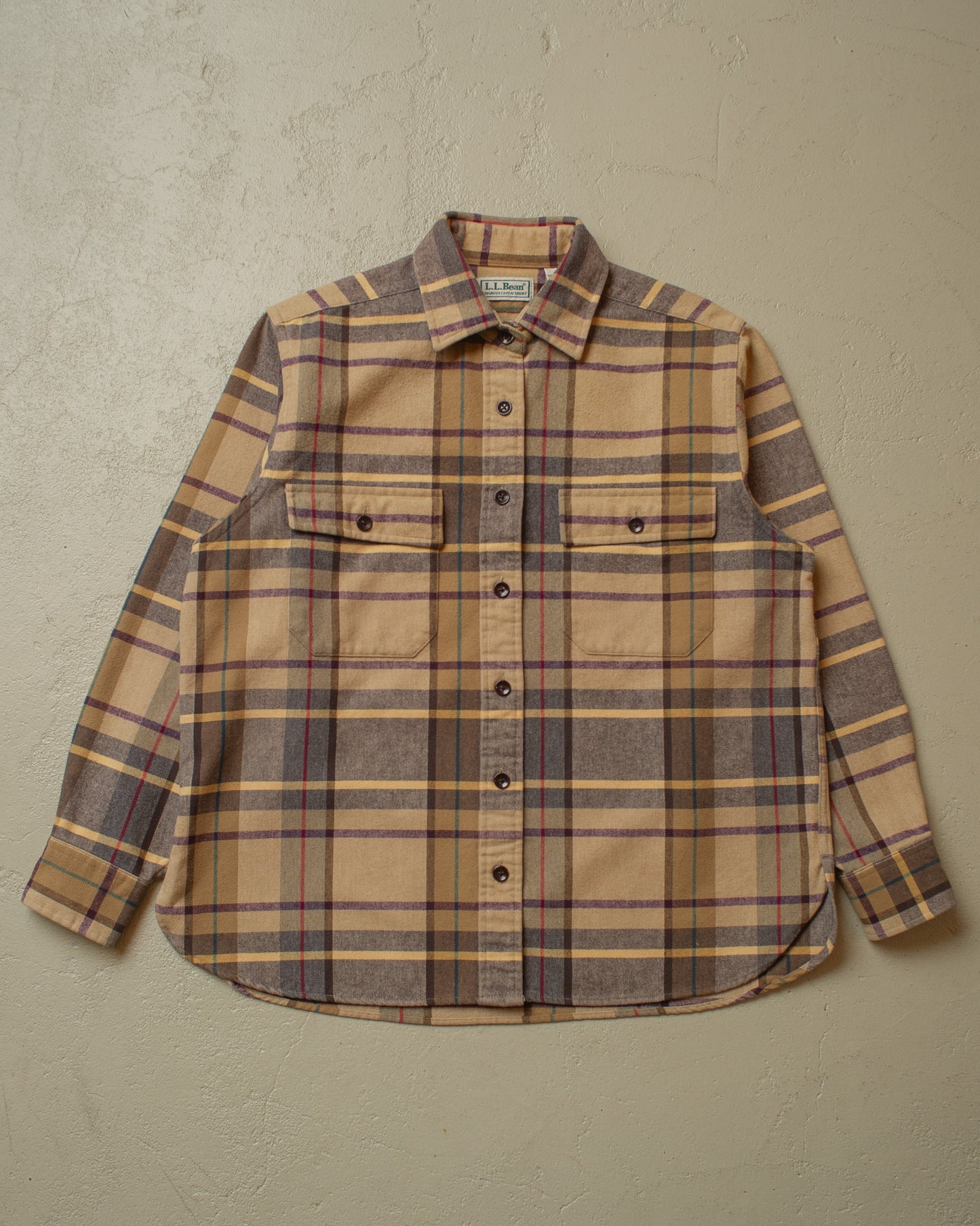 1980s/90s Womens L.L. Bean checkered Outdoor Shirt - M