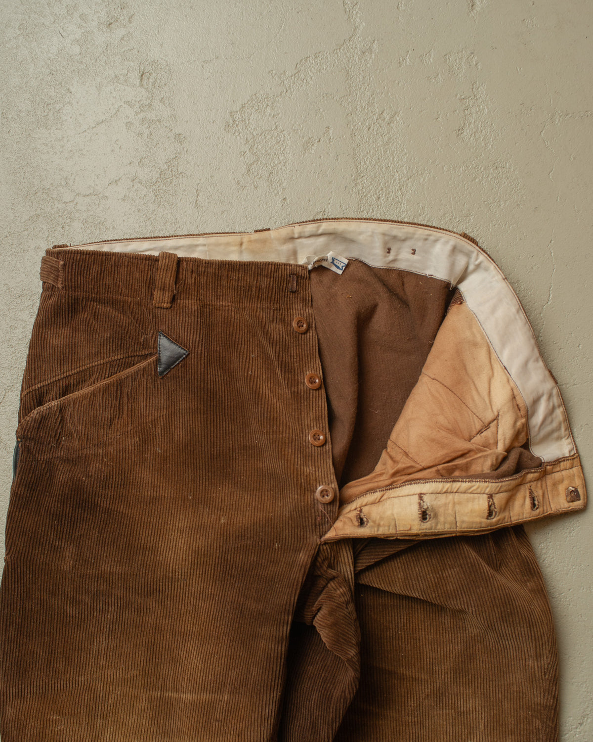1960s German Corduroy Work Pants brown - W31,5 L28