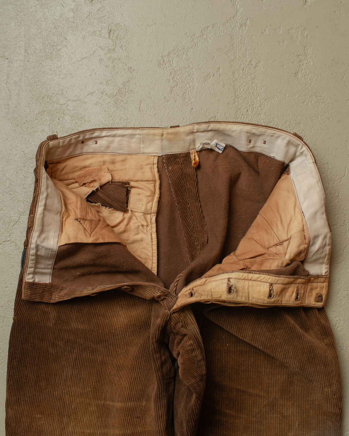 1960s German Corduroy Work Pants brown - W31,5 L28