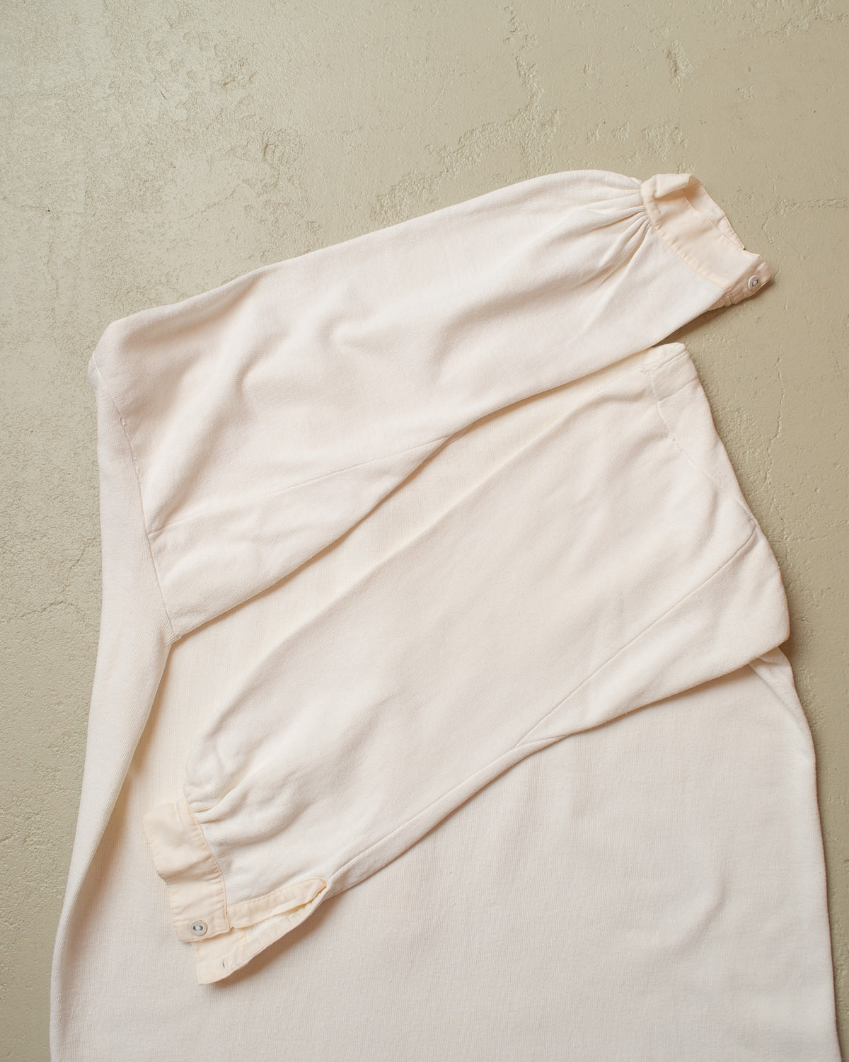 1920s/30s German "Maco" Winter Cotton Undershirt white - M/L