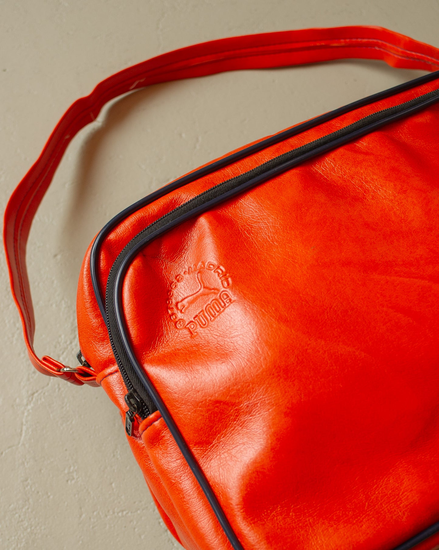 1980s Puma Madrid Shoulder Bag orange