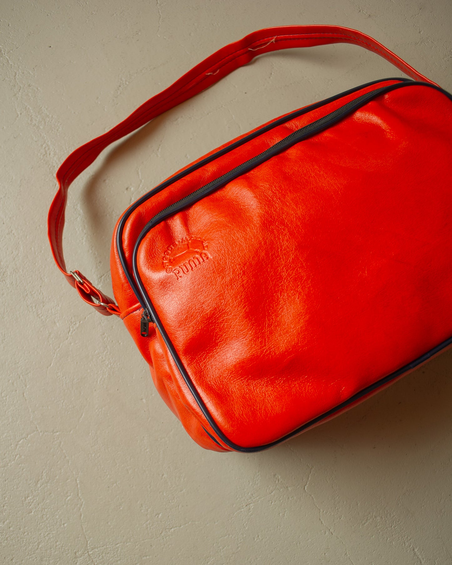 1980s Puma Madrid Shoulder Bag orange