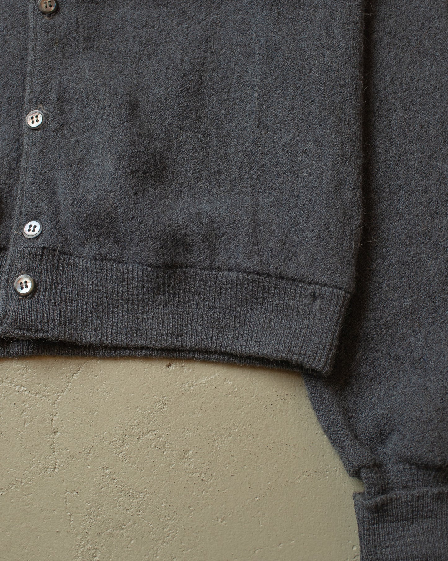 1970s Robert Bruce Knit Cardigan grey - XL