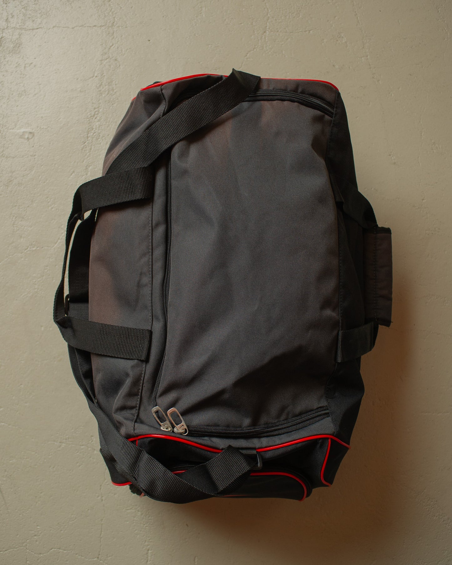 2000s Faded Nike Swoosh Duffle Bag black