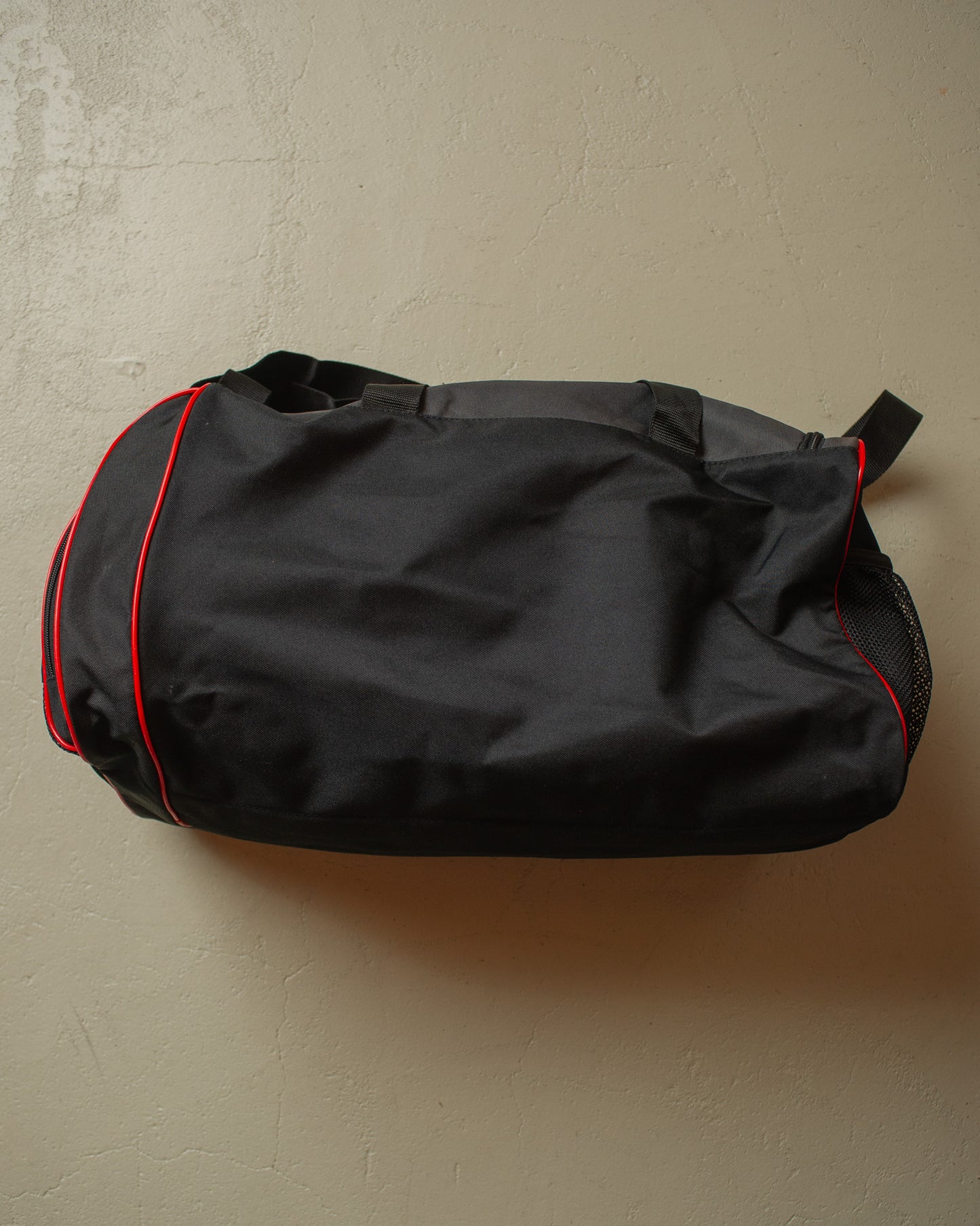 2000s Faded Nike Swoosh Duffle Bag black
