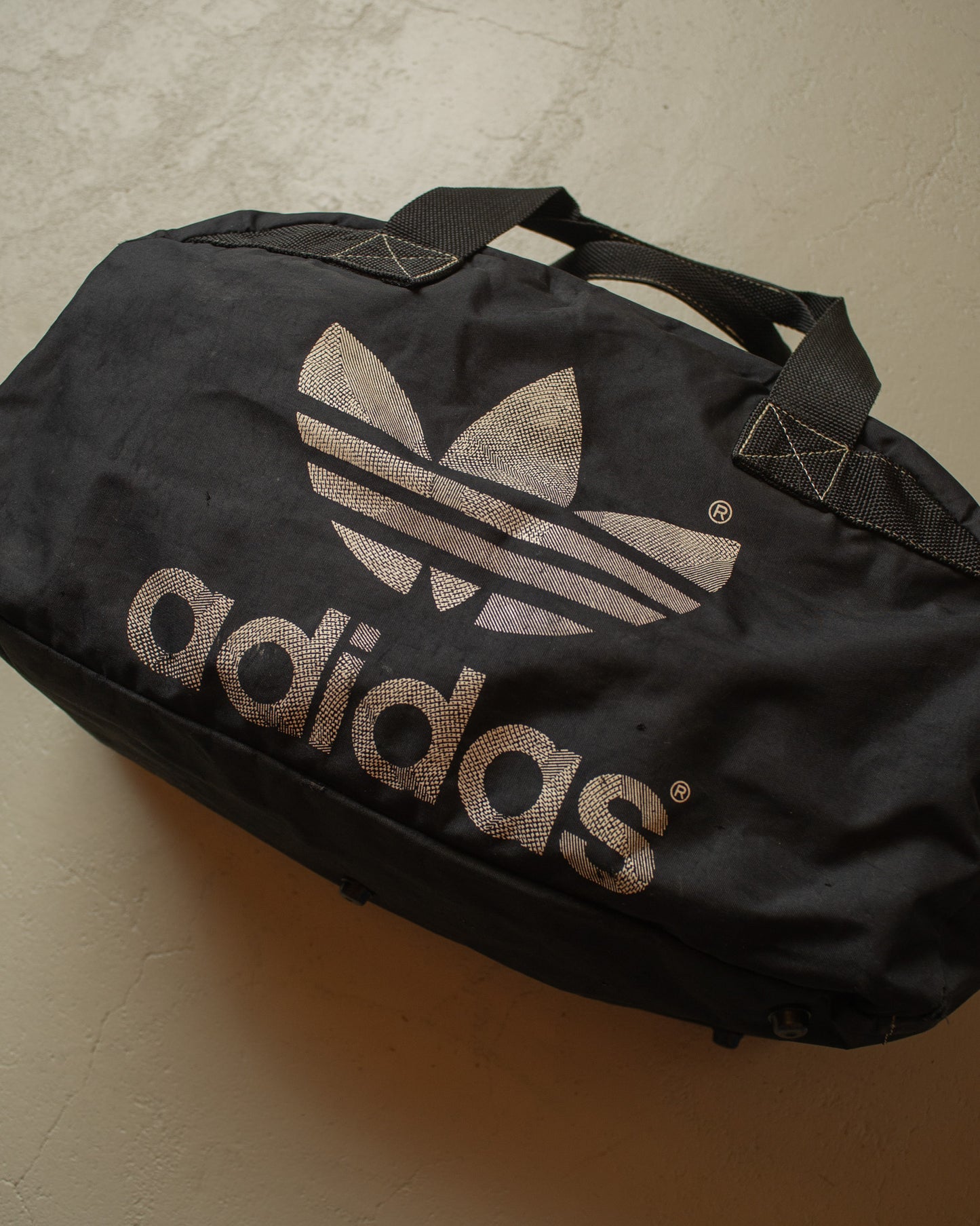 1980s Adidas Duffle Bag black